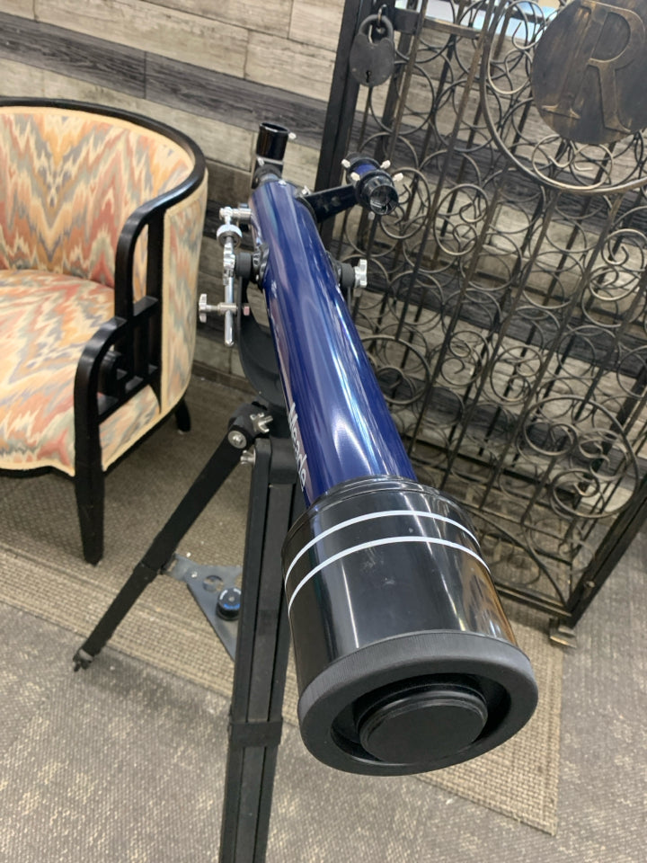 NAVY BLUE MEADE 227 TELESCOPE.