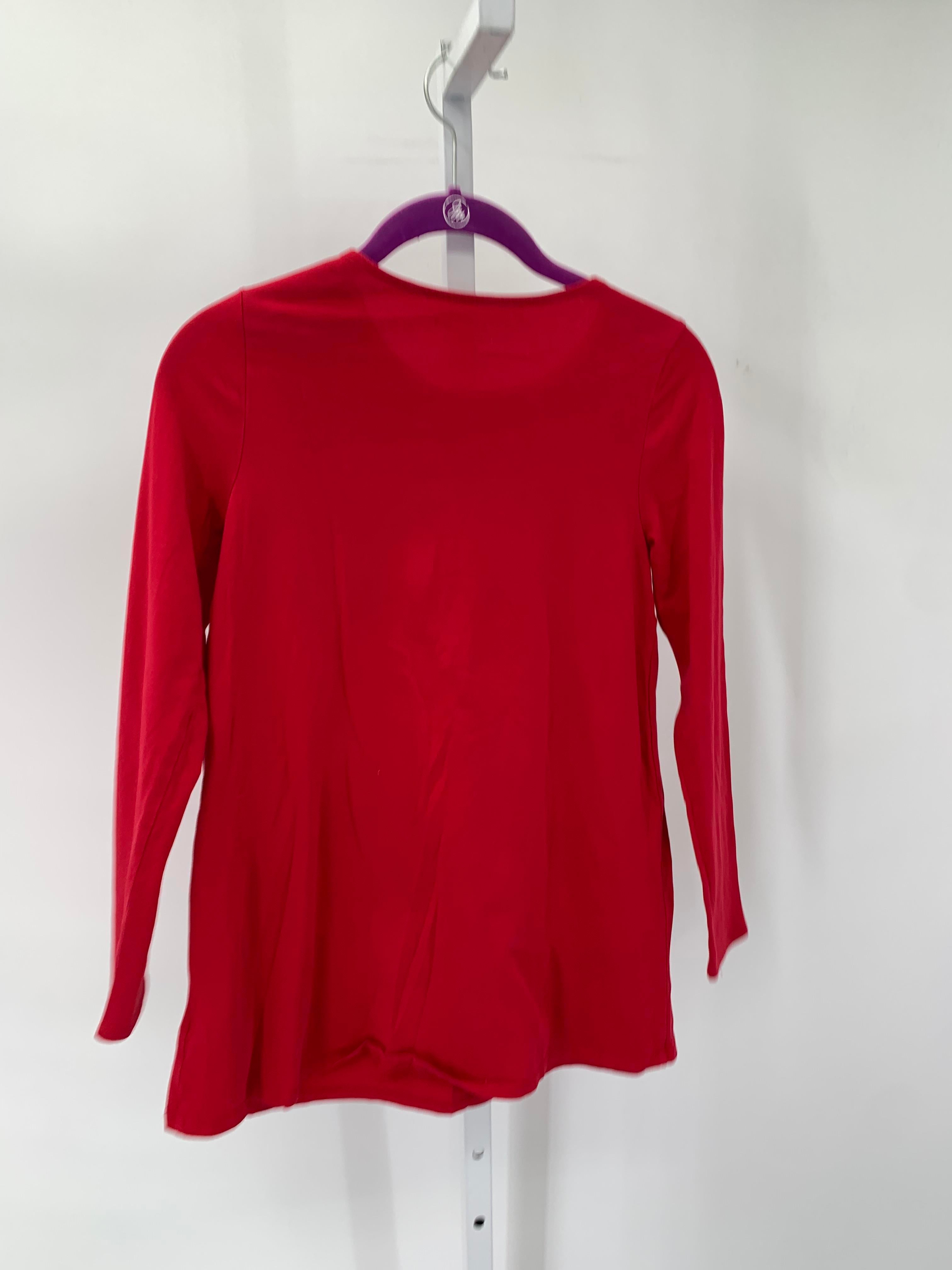 Lands End Size 10-12 Girls Long Sleeve Shirt