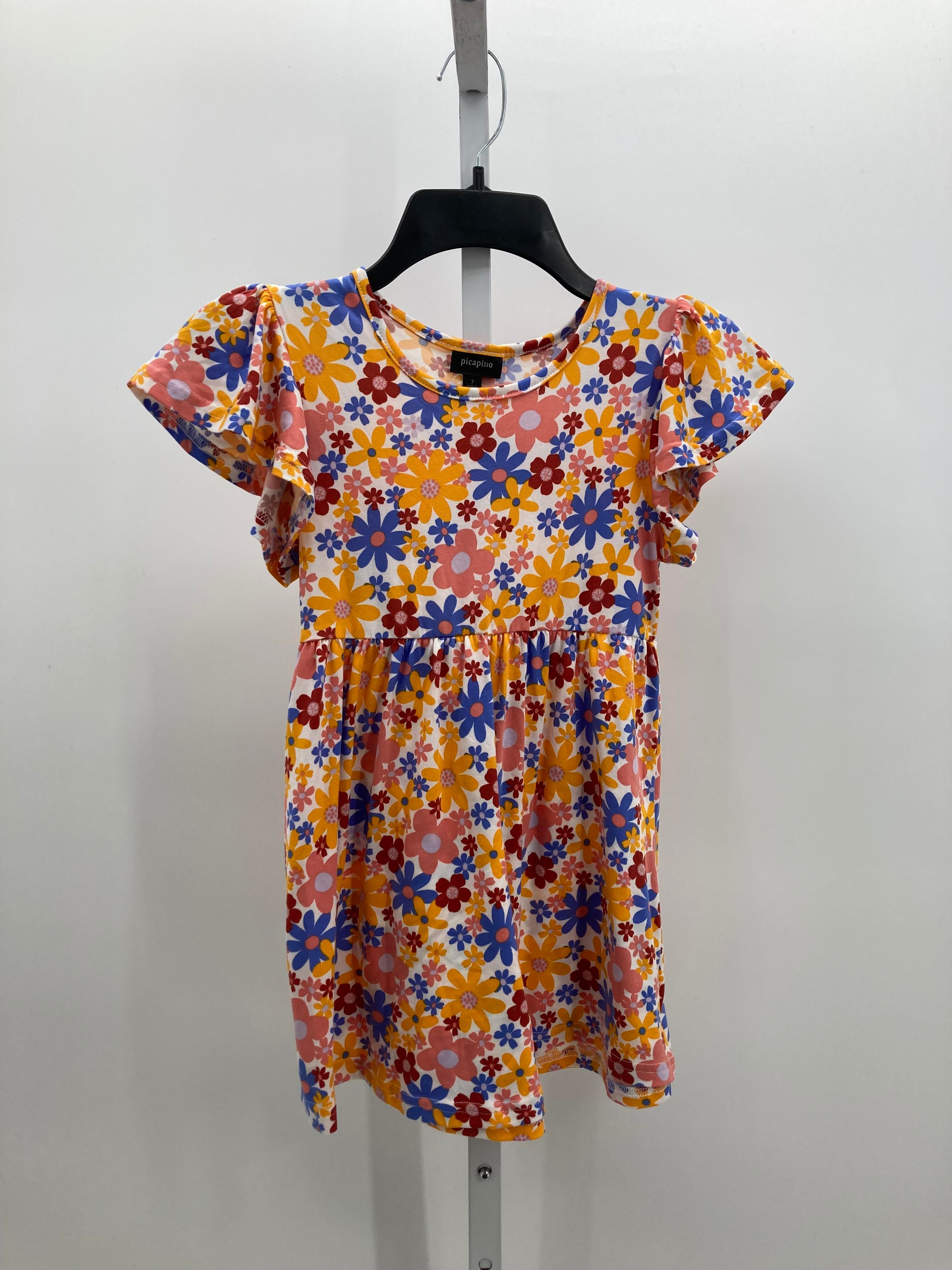Size 7 Girls Short Sleeve Dress
