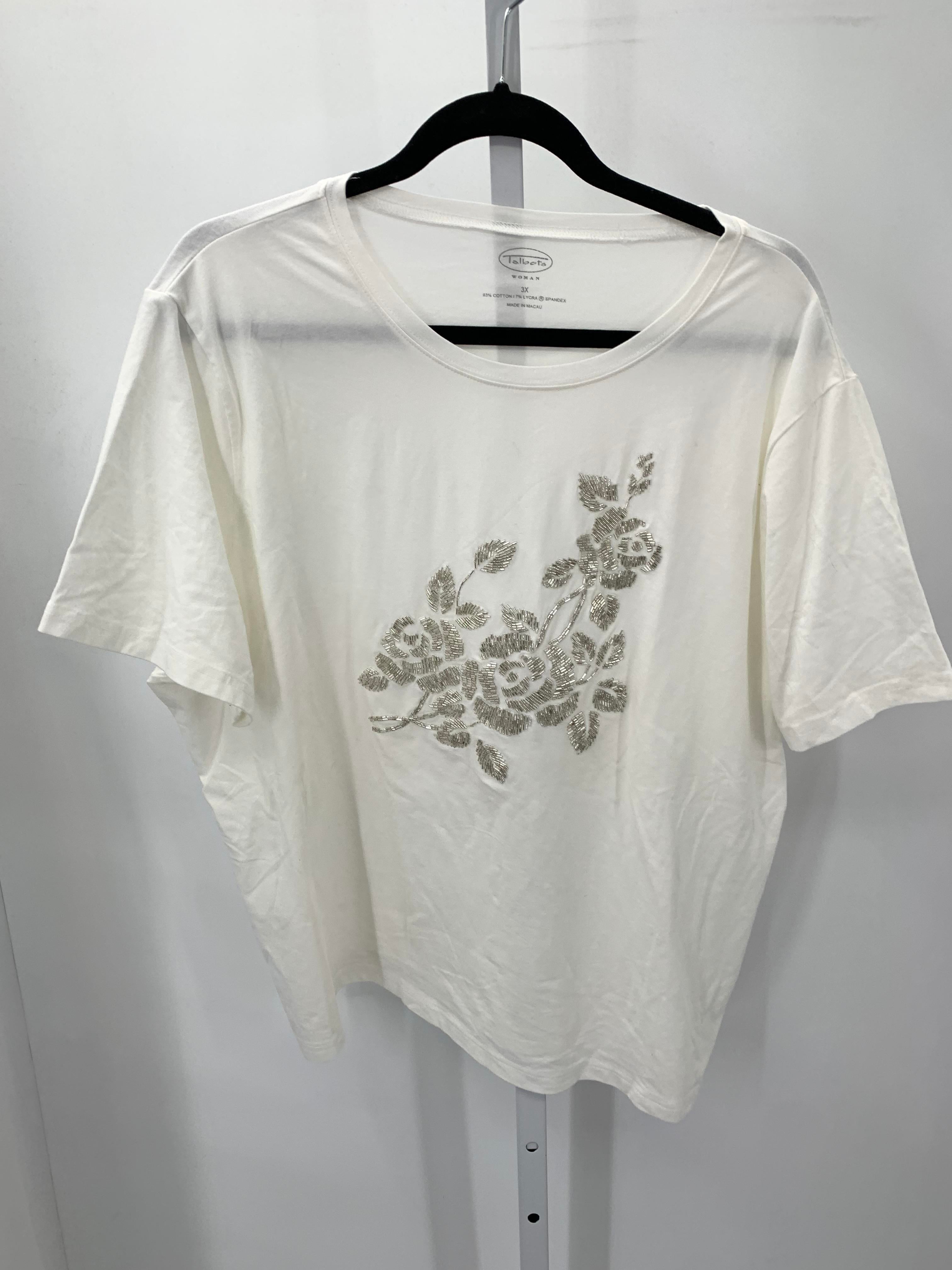 Talbots Size 3X Womens Short Sleeve Shirt