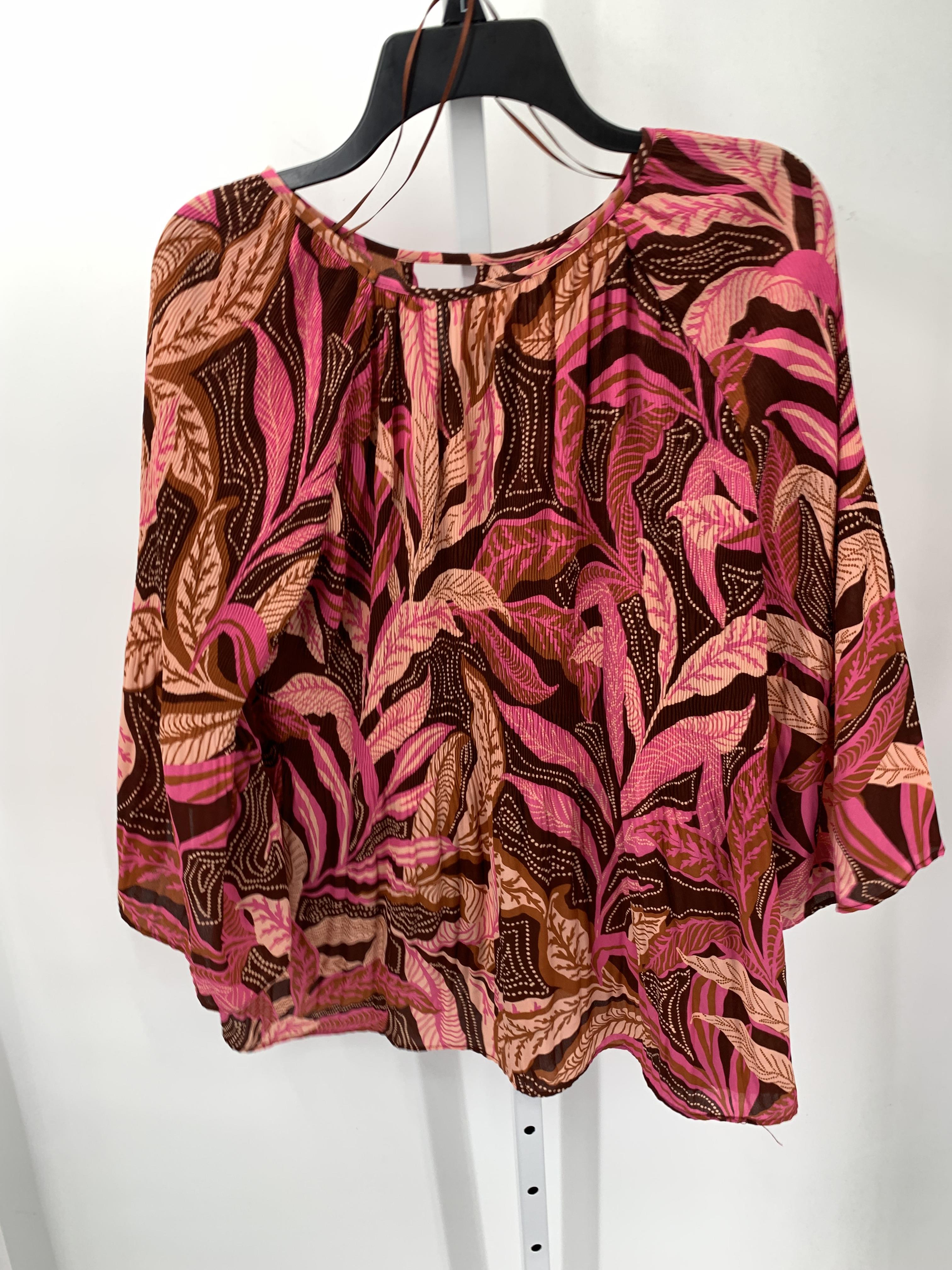 Sunny Leigh Size Large Misses 3/4 Sleeve Shirt