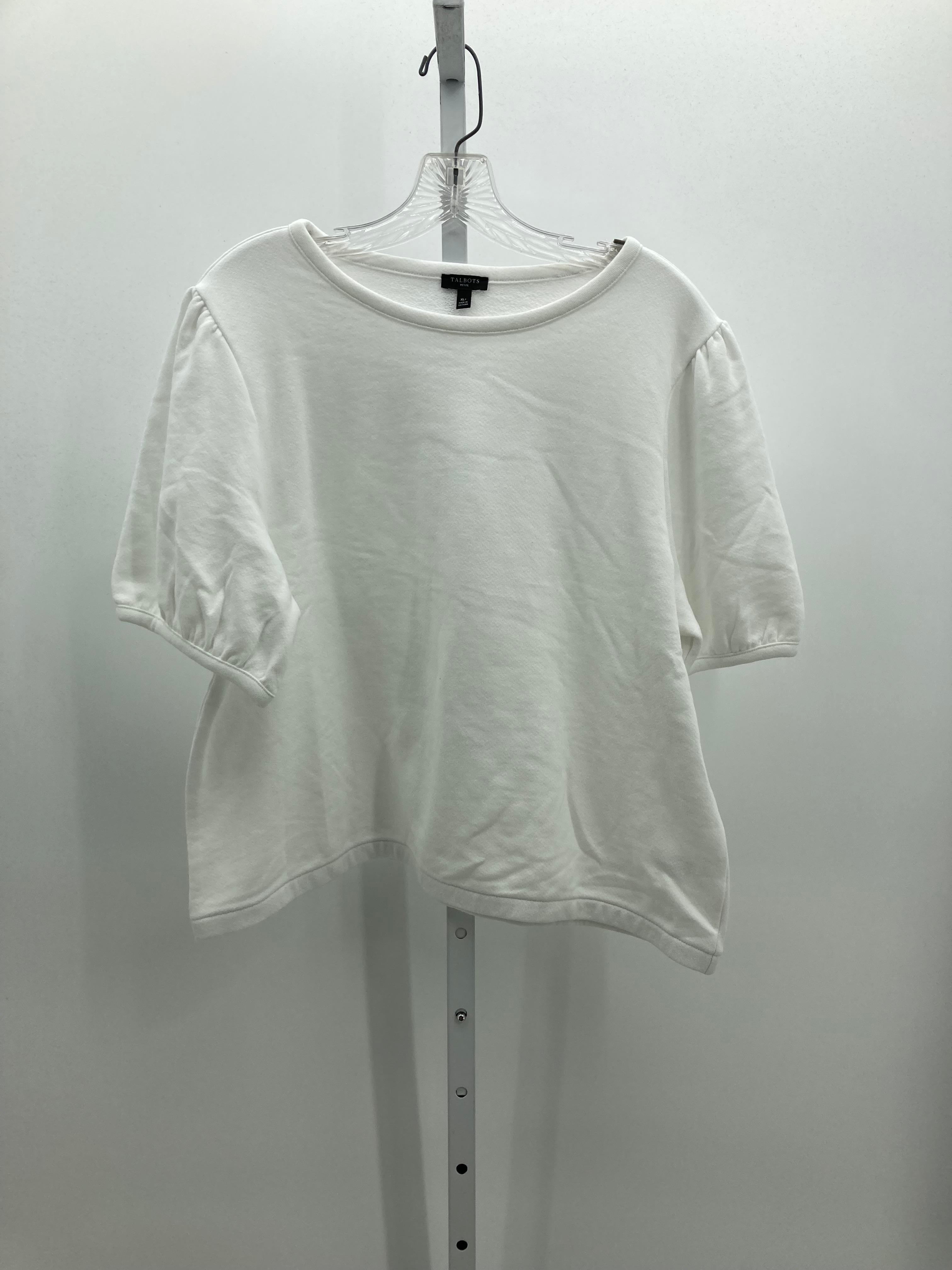 Talbots Size X Large Petite Petite Short Sleeve Shirt