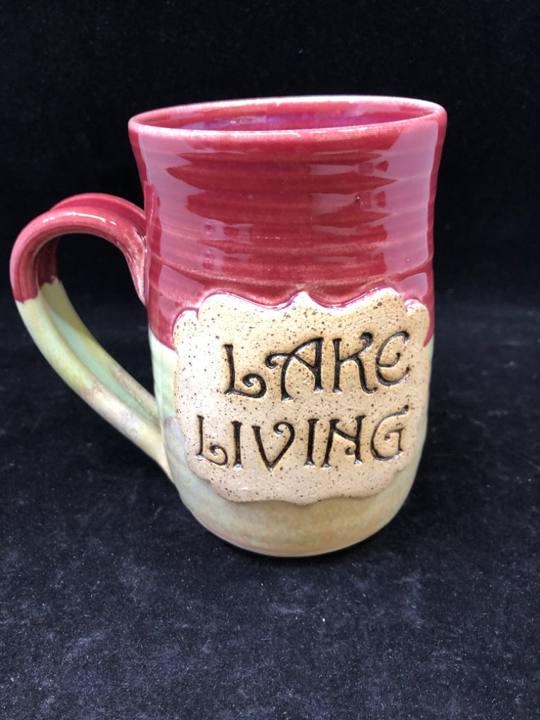 LAKE LIVING POTTERY MUG.