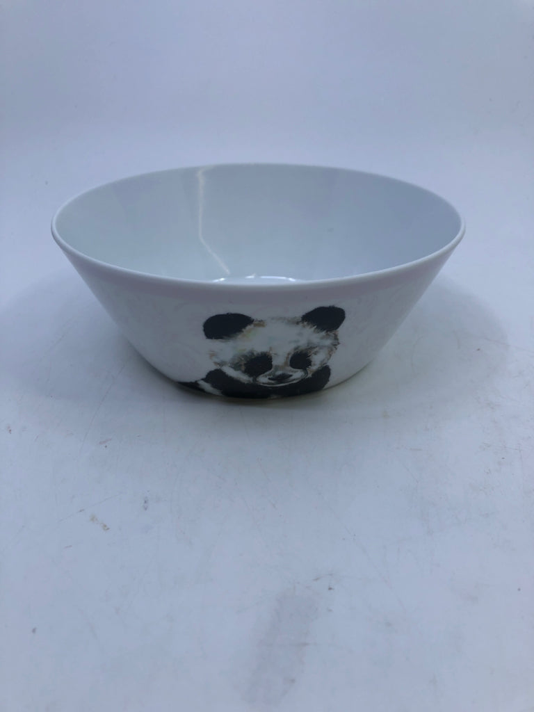 PANDA PLATE & BOWL SET MELAMINE RUSTICO.