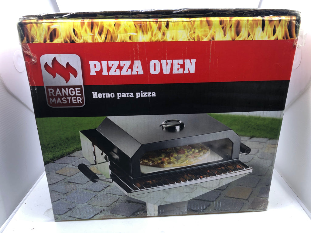 NIB RANGEMASTER GRILL TOP PIZZA OVEN.