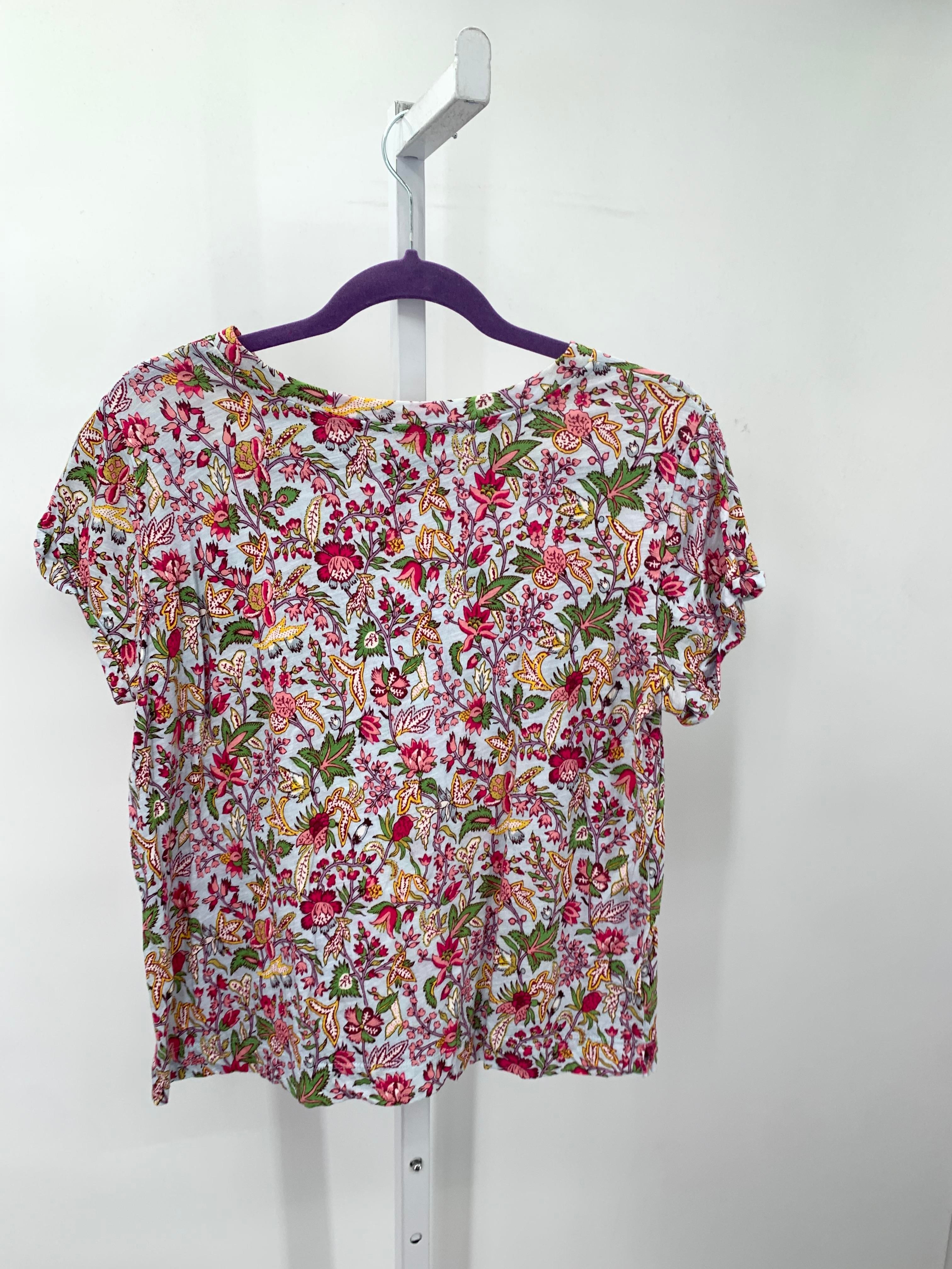 Loft Size Medium Misses Short Sleeve Shirt