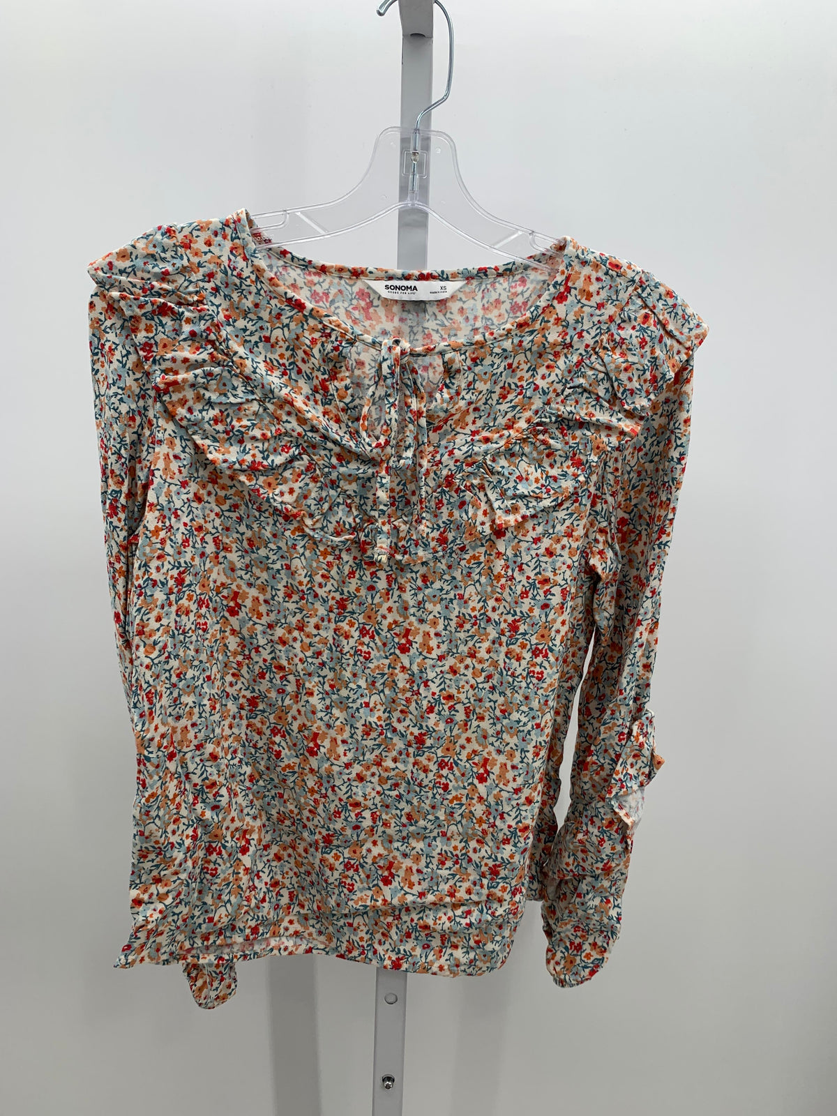 Sonoma Size X Small Misses Long Sleeve Shirt