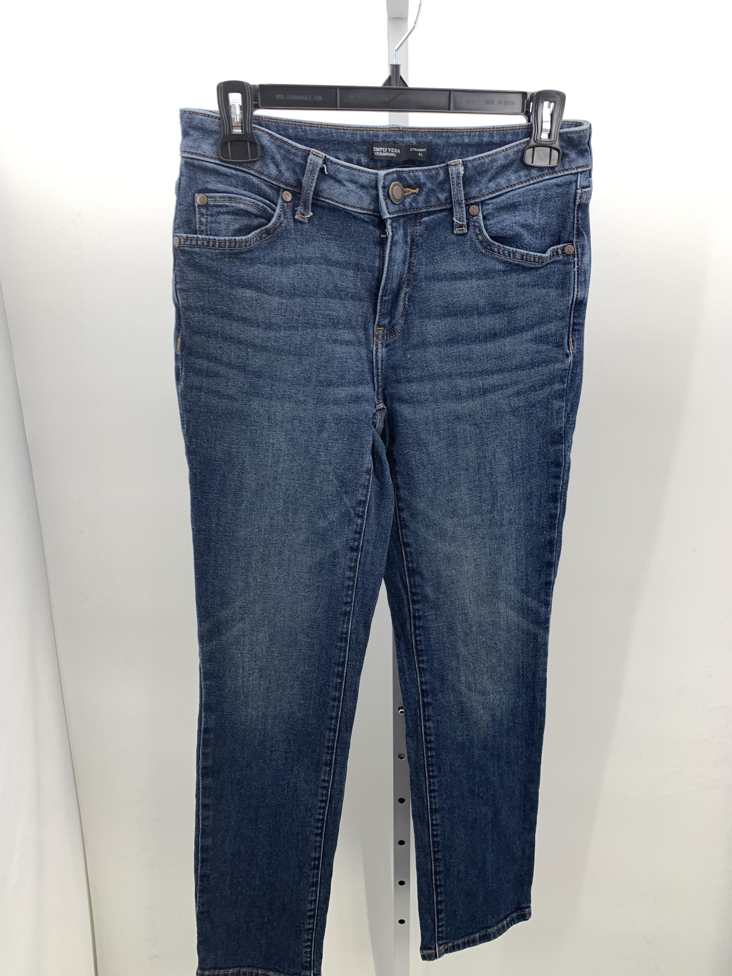 Vera Wang Size 4 Long Misses Jeans