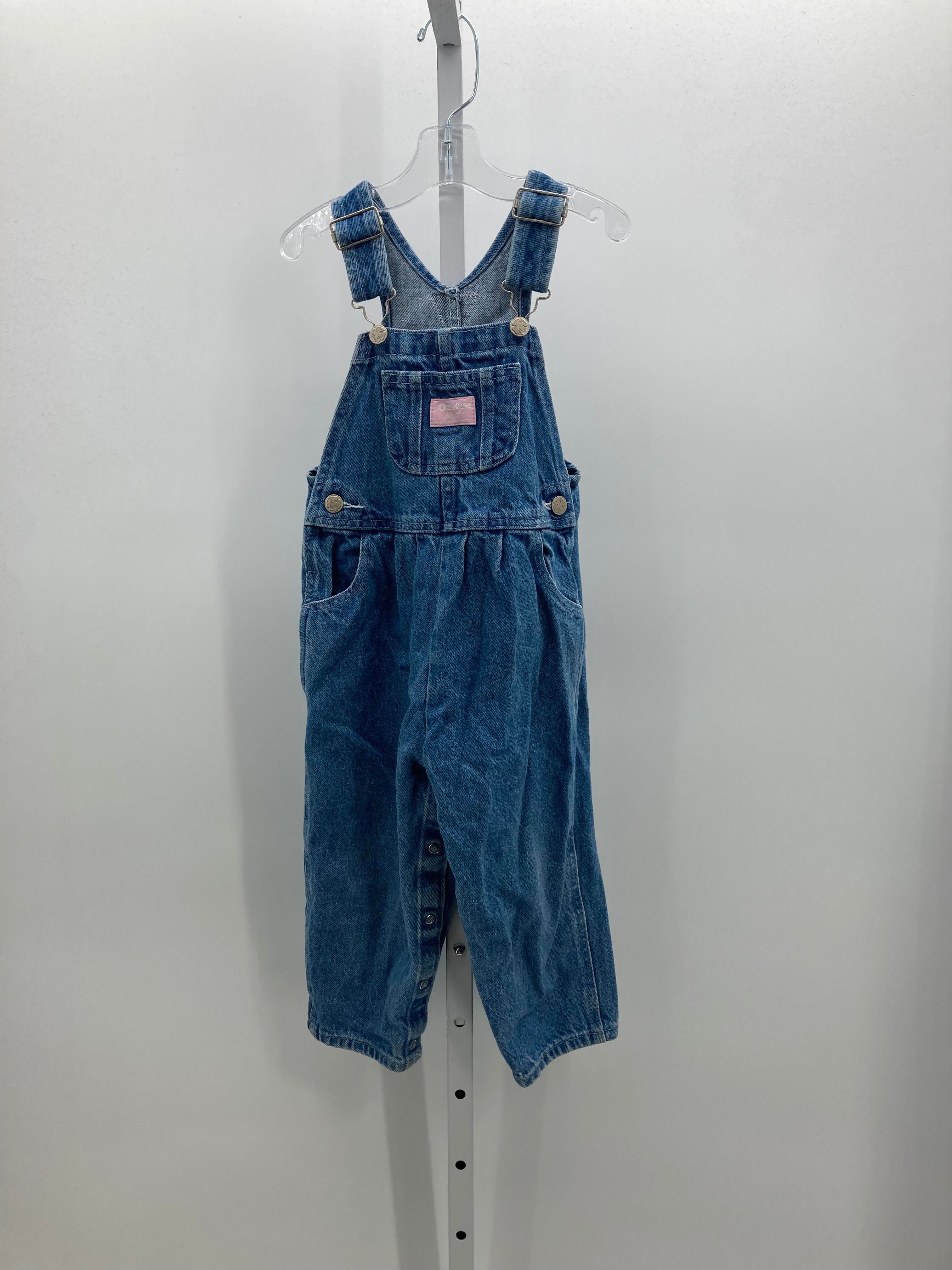 Osh Kosh Size 4T Girls Overalls