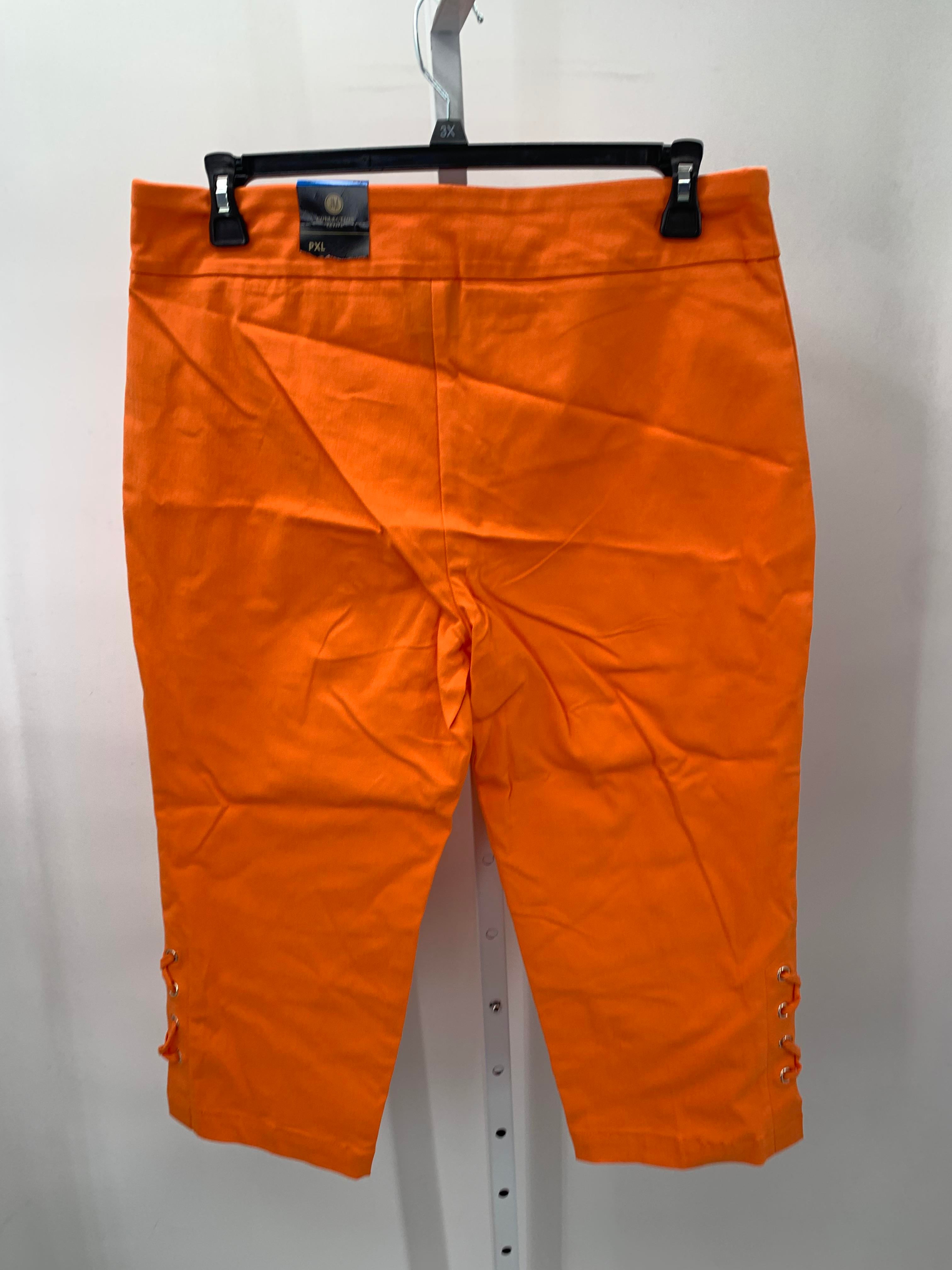 JM Collection Size X Large Petite Petite Cropped Pants