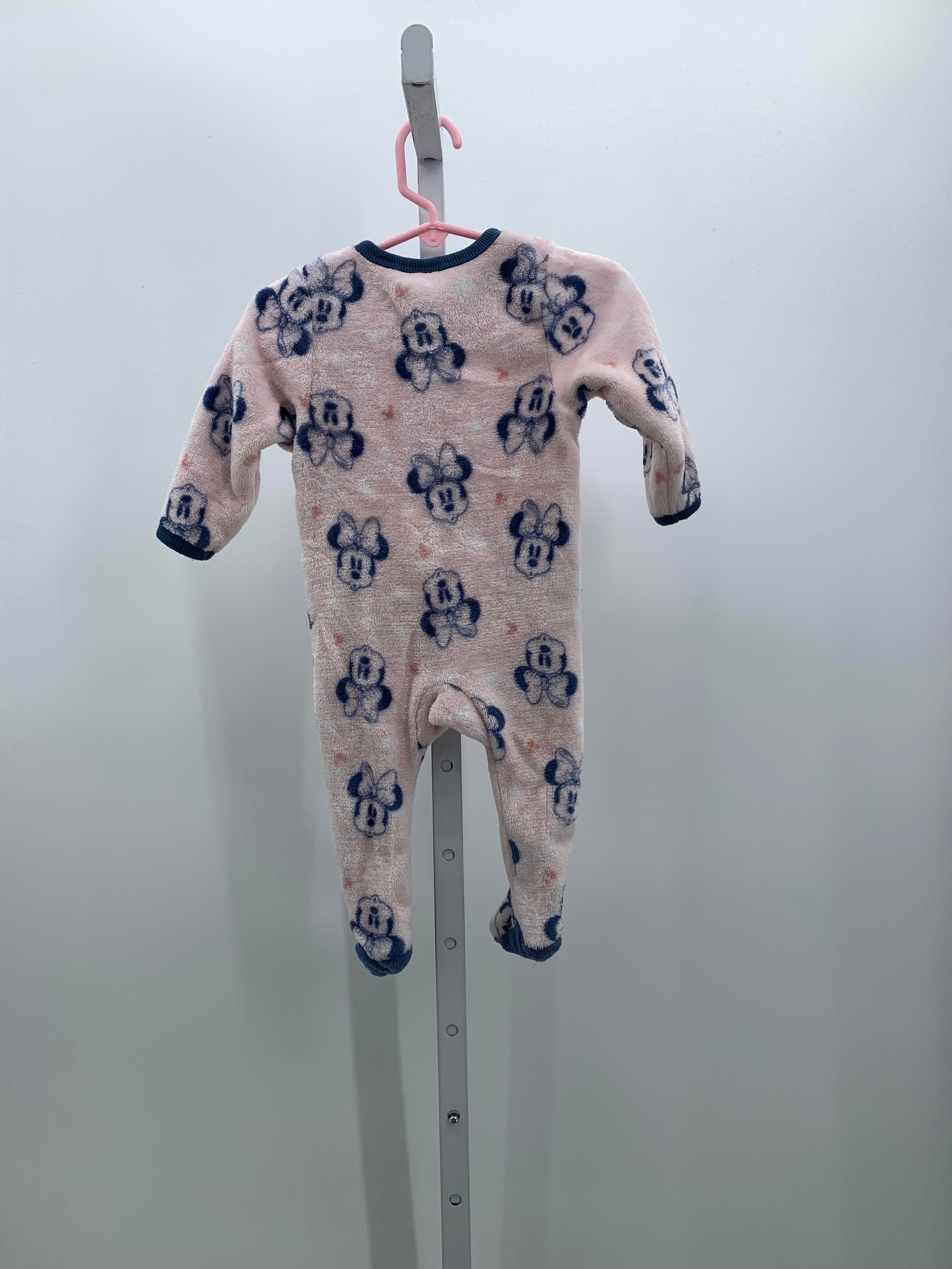 Disney Baby Size 6-9 mon Girls Long Slv. Romper
