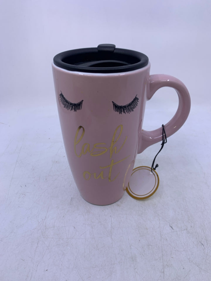 PINK CERAMIC LASH OUT.