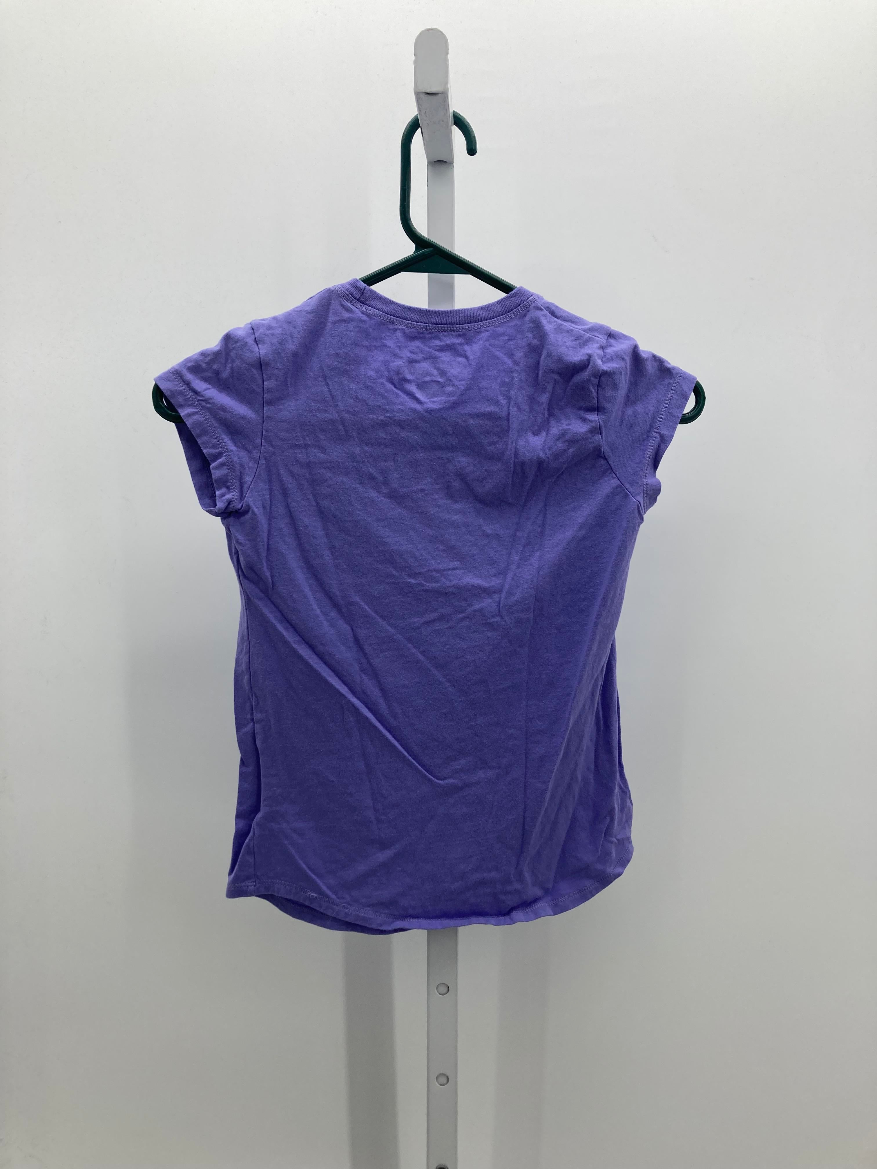 Hanes Size 8-10 Girls Short Sleeve Shirt