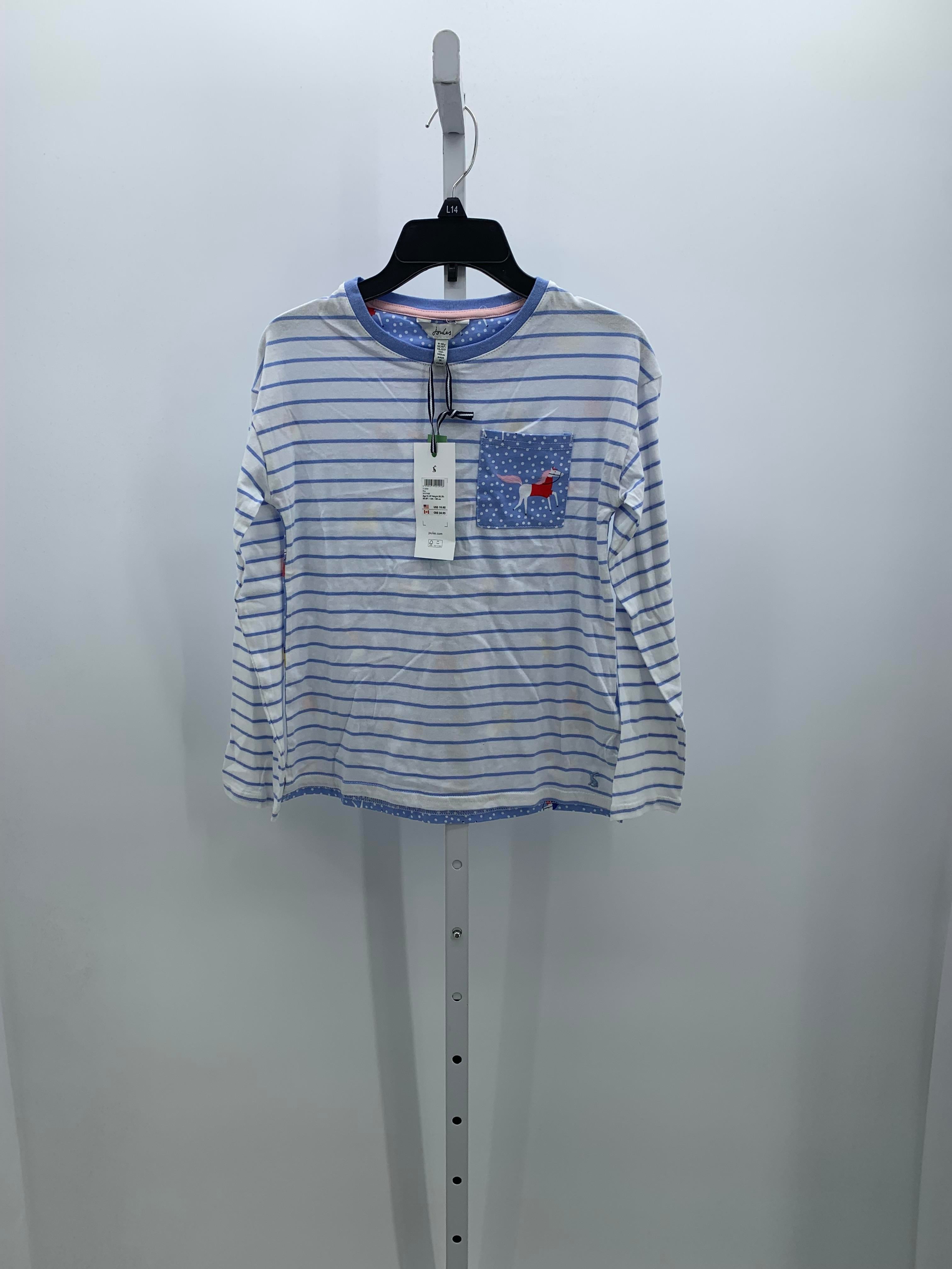 Joule Size 9-10 Girls Long Sleeve Shirt
