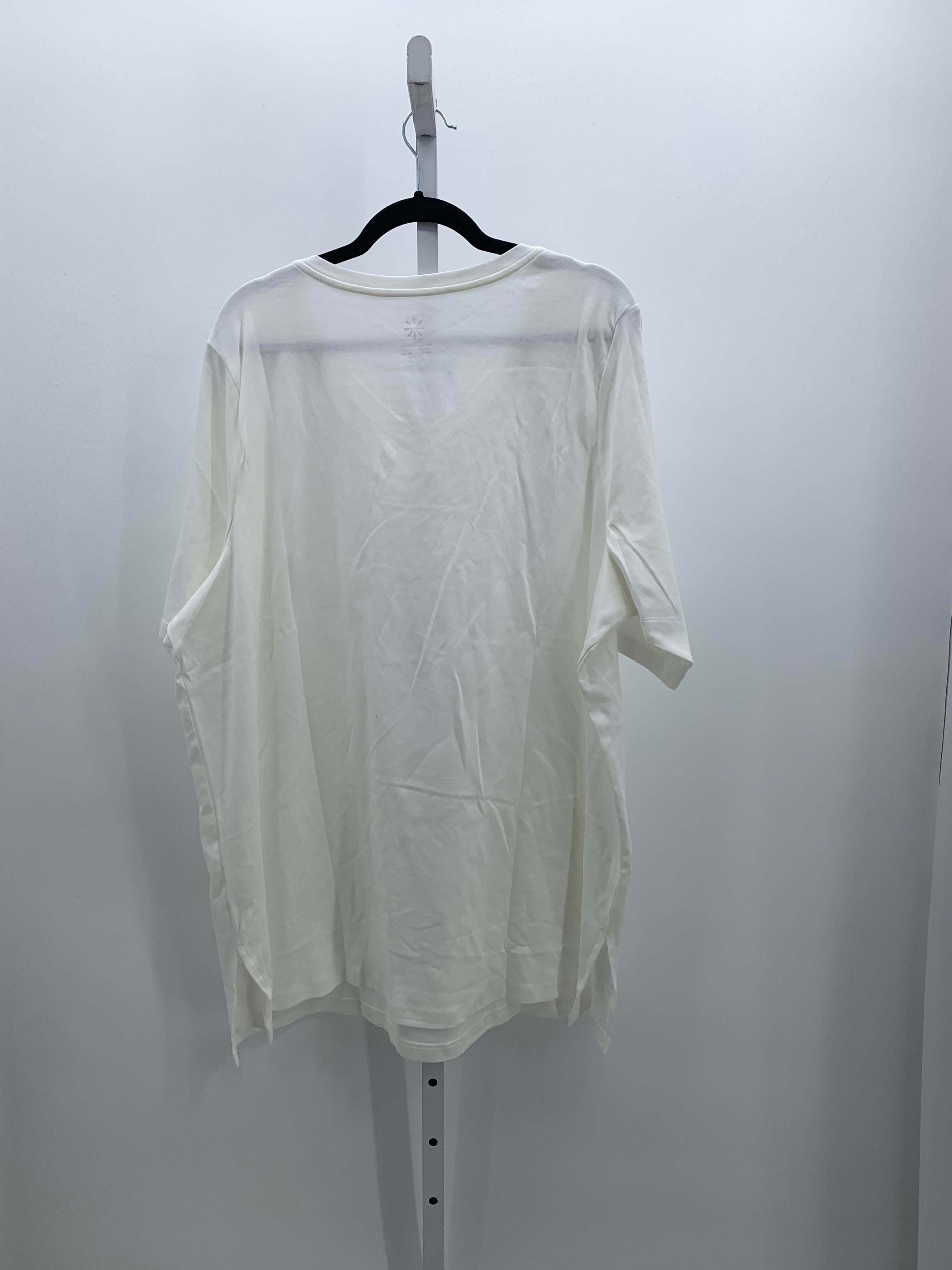 Isaac Mizrahi Size 3X Womens Short Sleeve Shirt