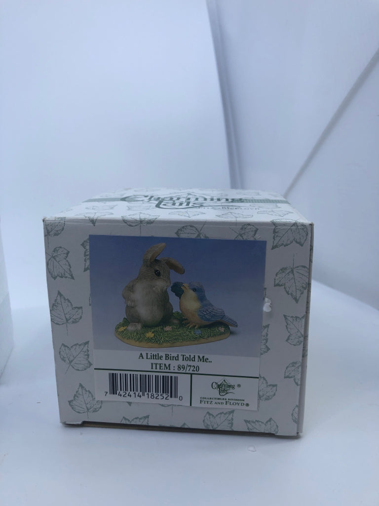 NIB A LITTLE BIRD TOLD ME CHARMING TAILS