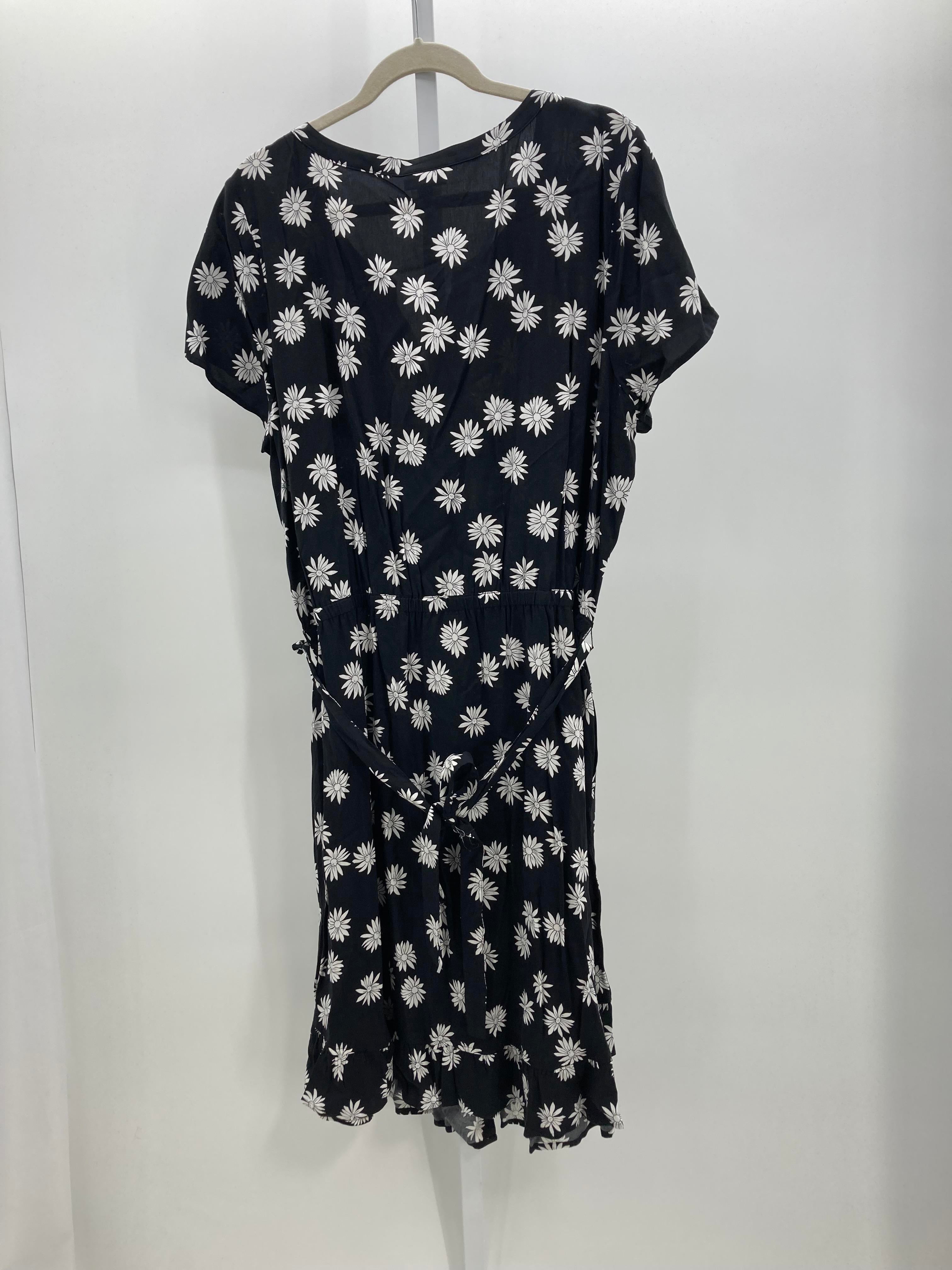 J-Jill Size Extra Large Misses Short Sleeve Dress