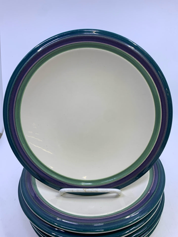 6 SALAD PLATES MOUNTAIN SHADOW PFALTZGRAFF.