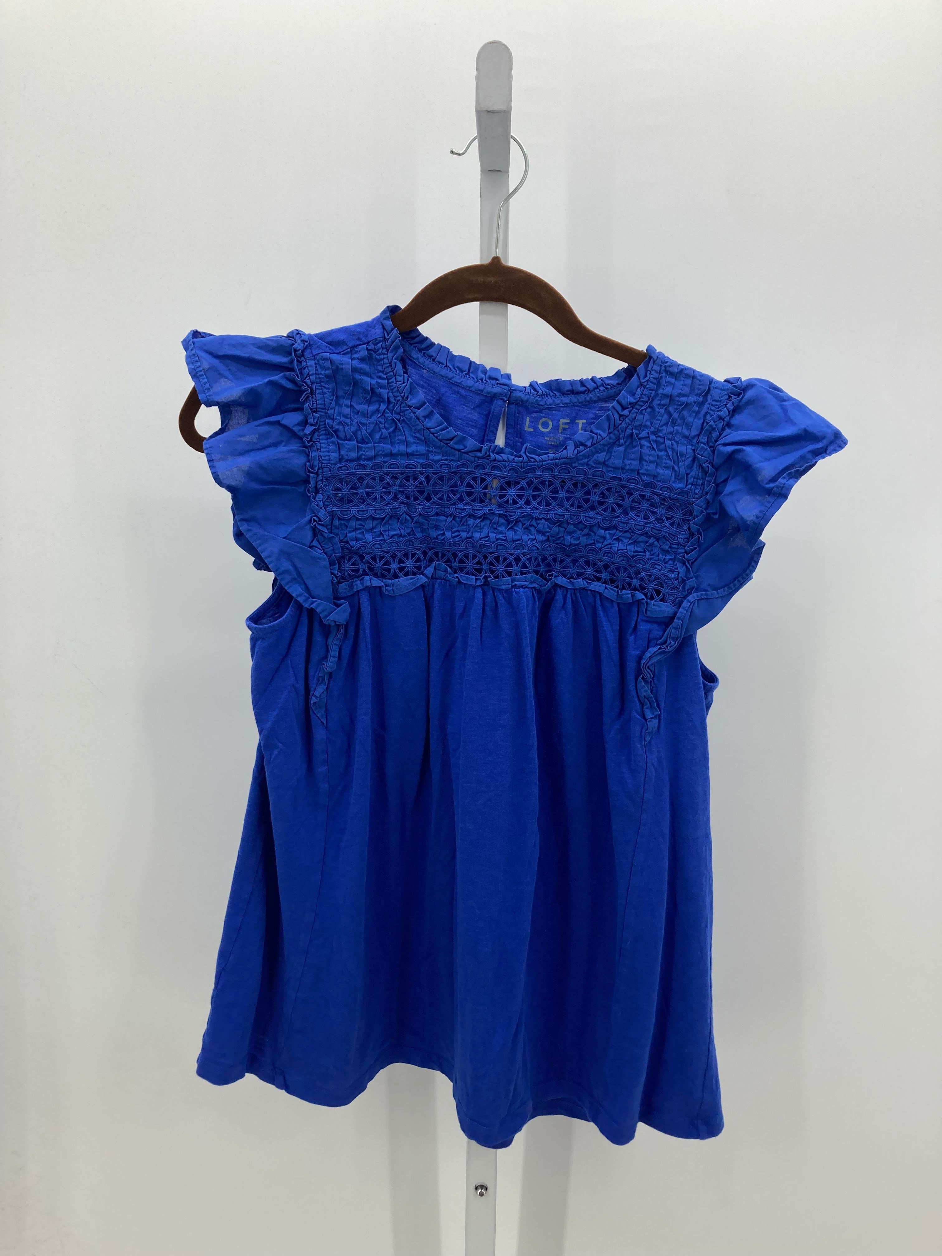 Loft Size Medium Misses Short Sleeve Shirt