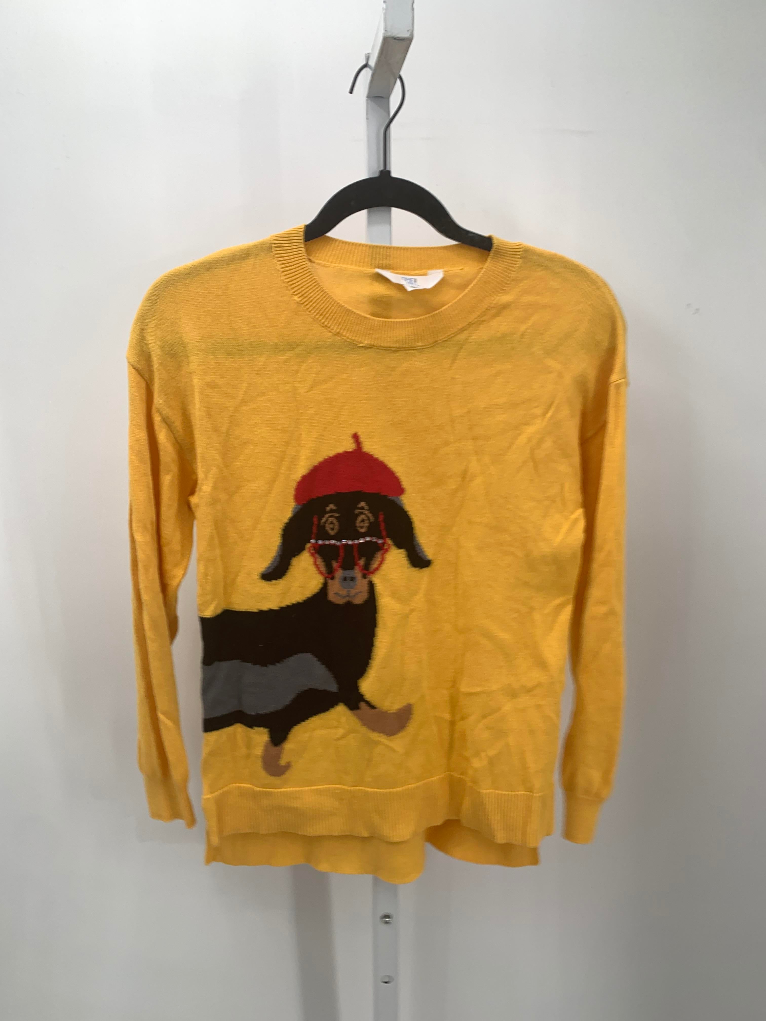 Time and Tru Size Small Misses Long Slv Sweater