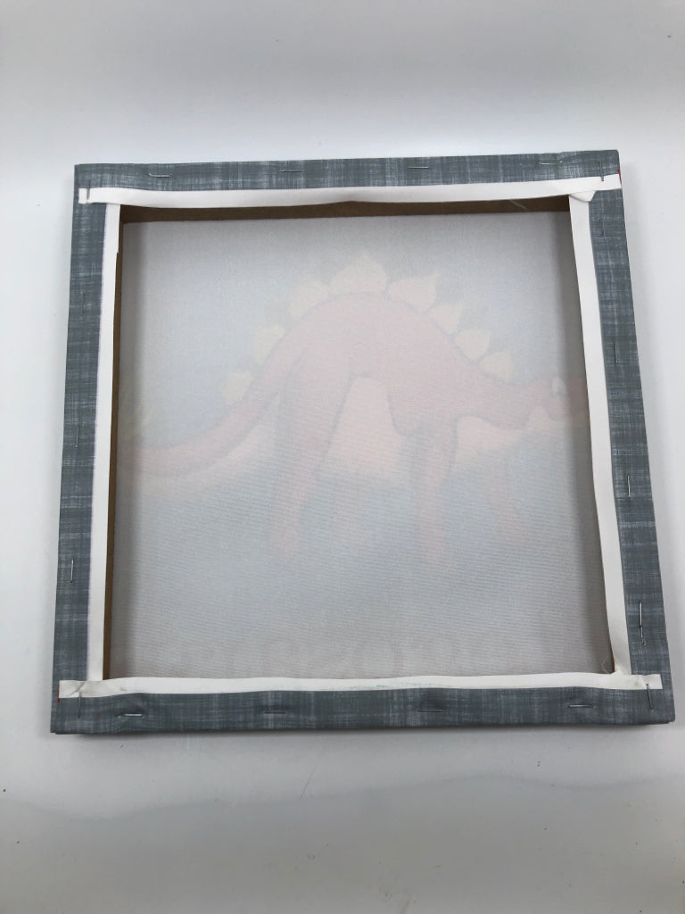 STEGOSAURUS CANVAS WALL ART.