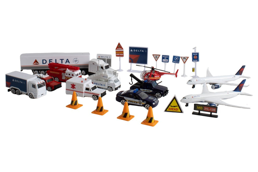 New - Delta Airlines Large Playset.