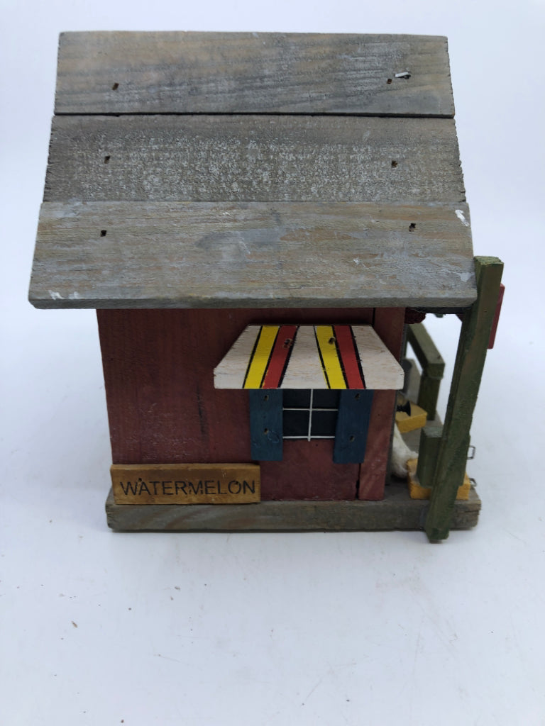 RED FARM STAND EGG/APPLE SIGN VILLAGE.