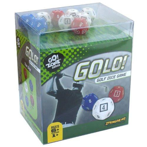 GoLo Golf Dice Game by Zobmondo!! for Families and Kids.