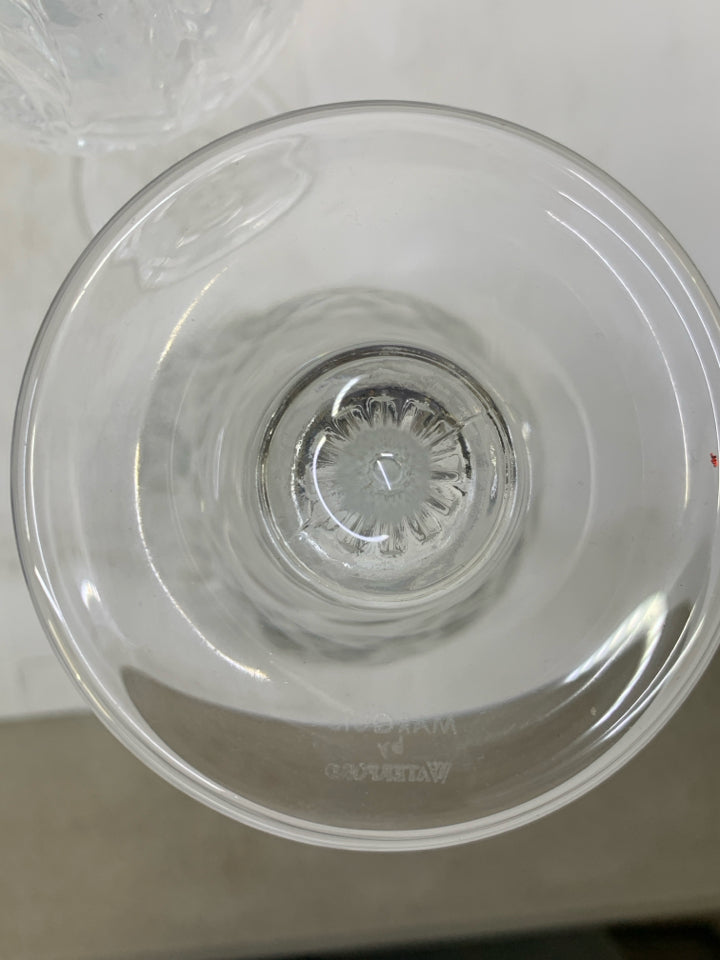 4 MARKHAM WINE GOBLETS.