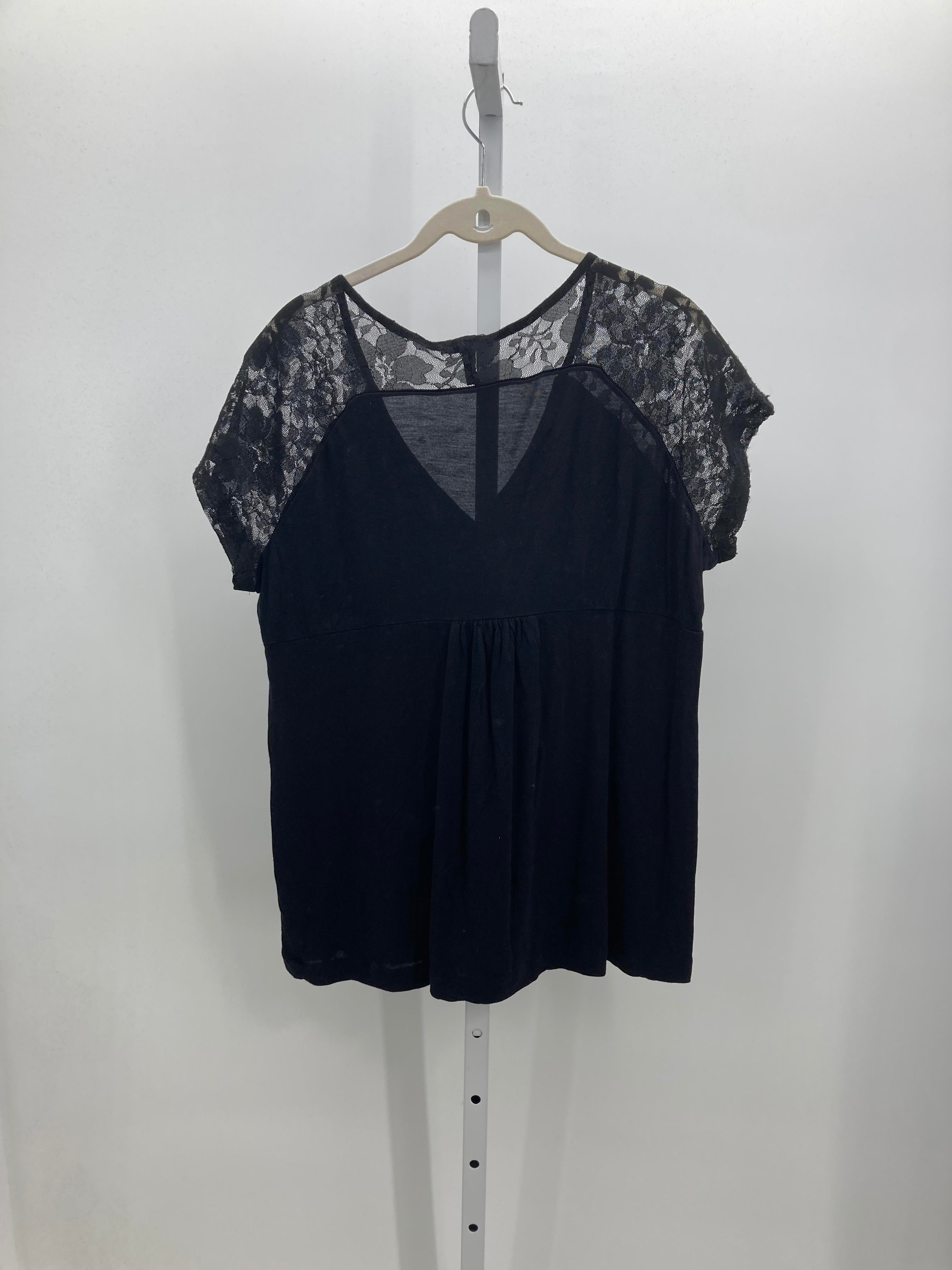Daisy Fuentes Size Extra Large Misses Short Sleeve Shirt