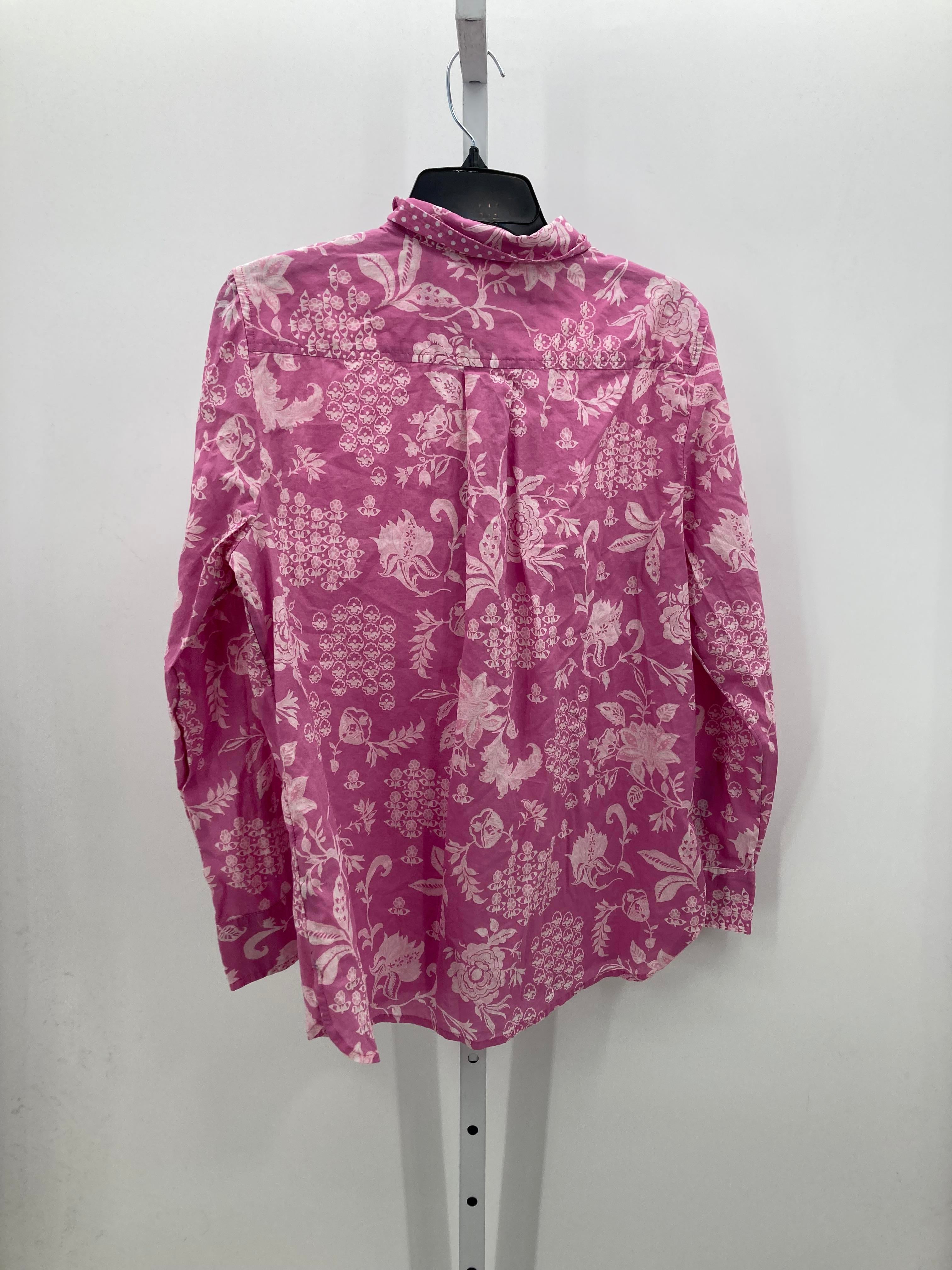 Talbots Size Large Misses Long Sleeve Shirt