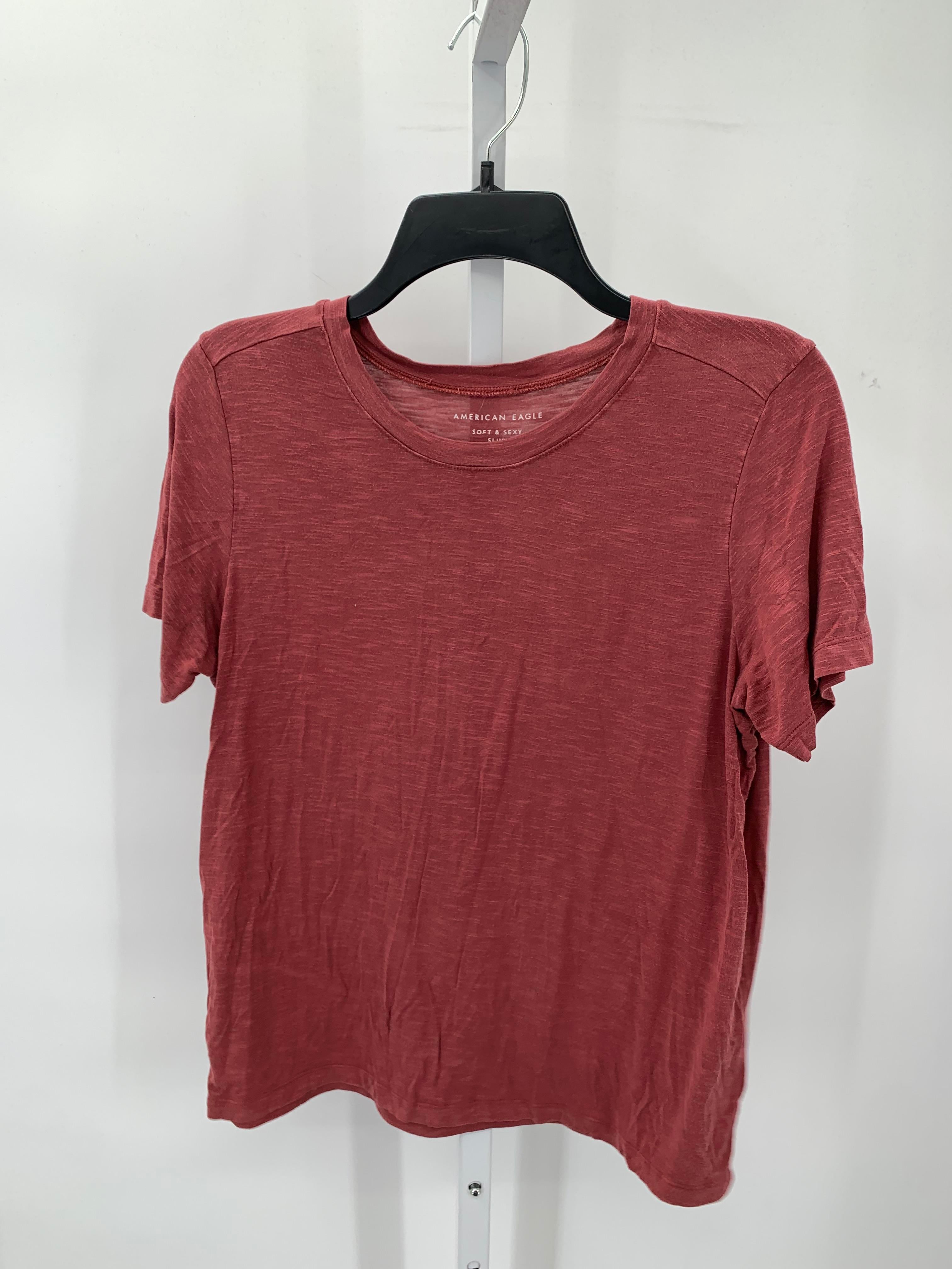 American Eagle Size Medium Juniors Short Sleeve Shirt