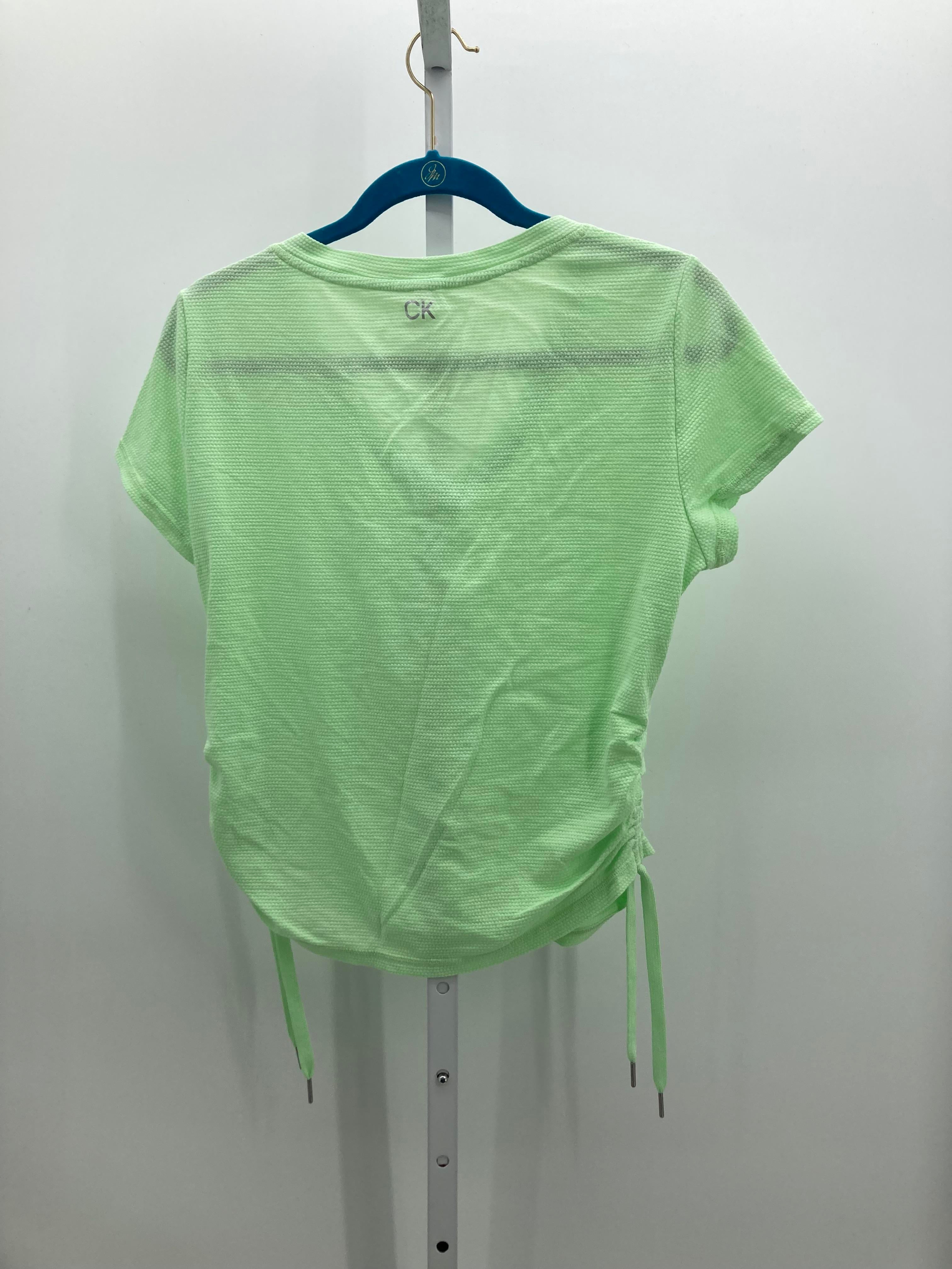 Calvin Klein Size Large Misses Short Sleeve Shirt
