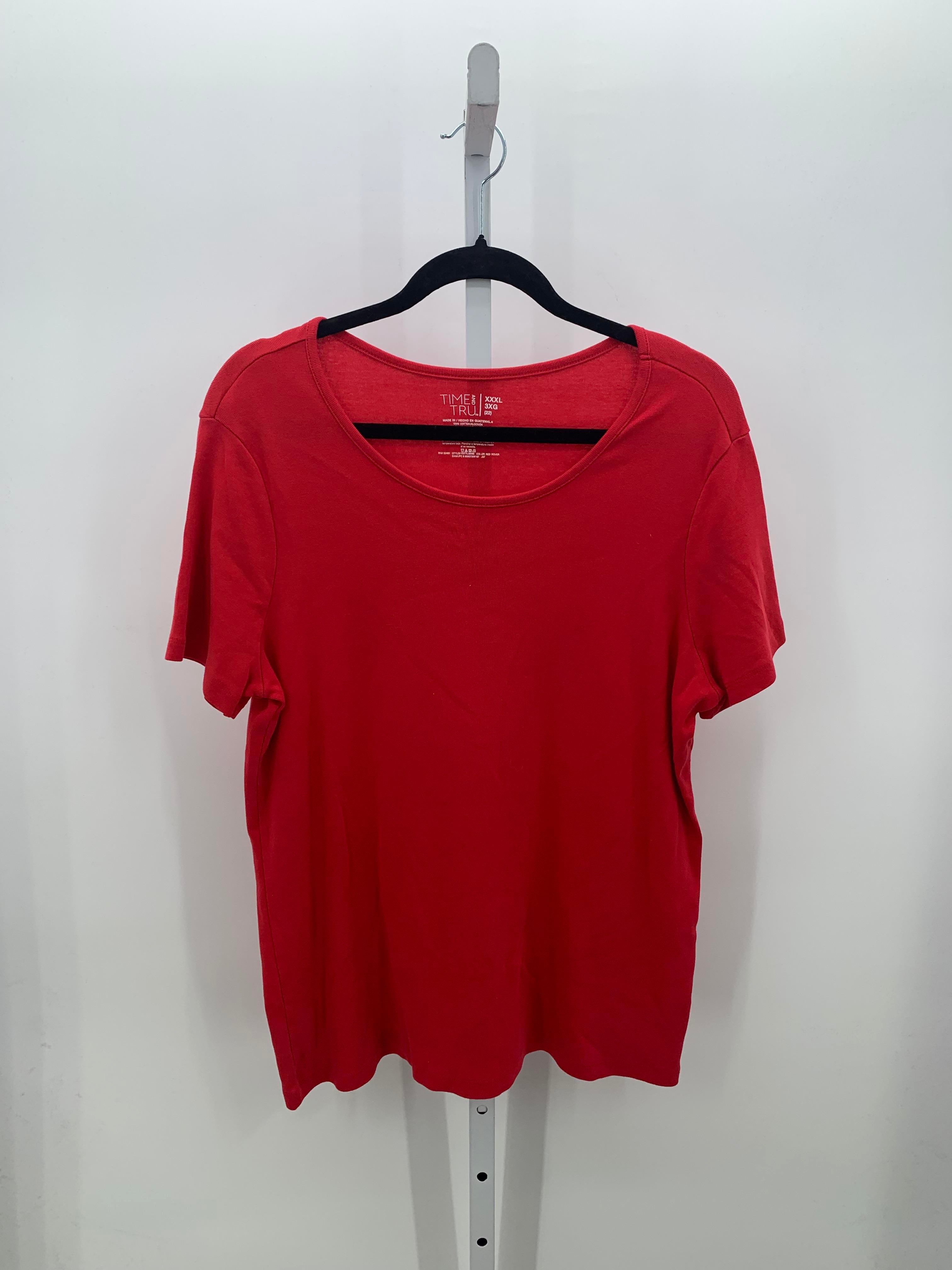 Time and Tru Size XXXL Misses Short Sleeve Shirt