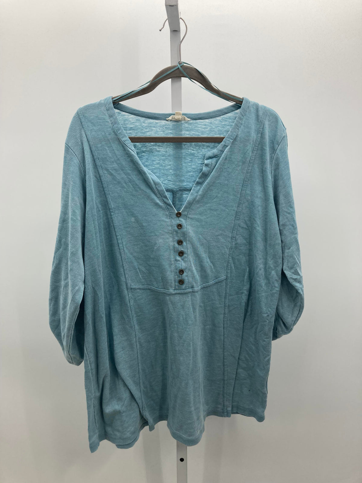 Jane + Delancey Size 1X Womens 3/4 Sleeve Shirt