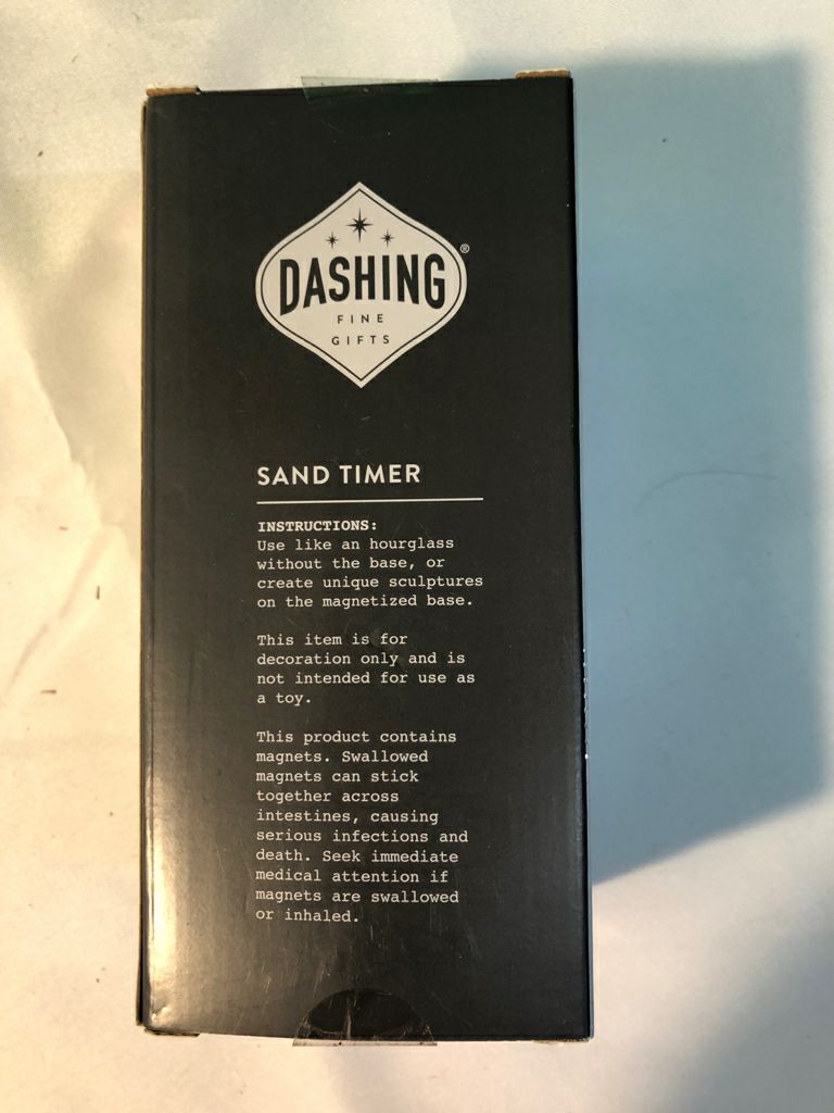 NIB SAND TIMER DASHING FINE GIFTS