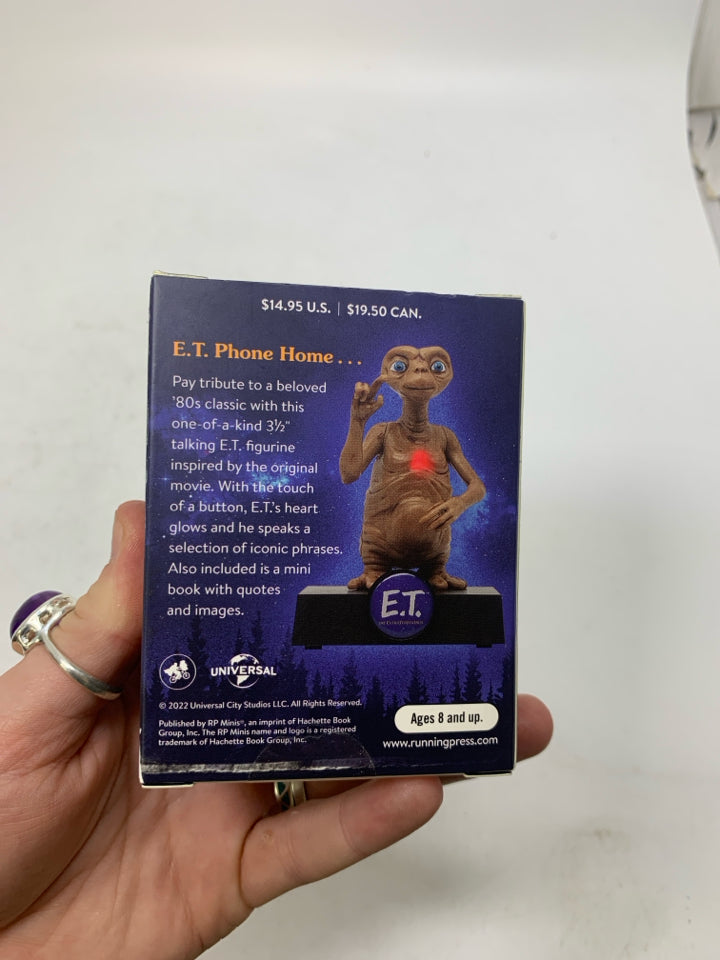 NIB ET TALKING FIGURINE.
