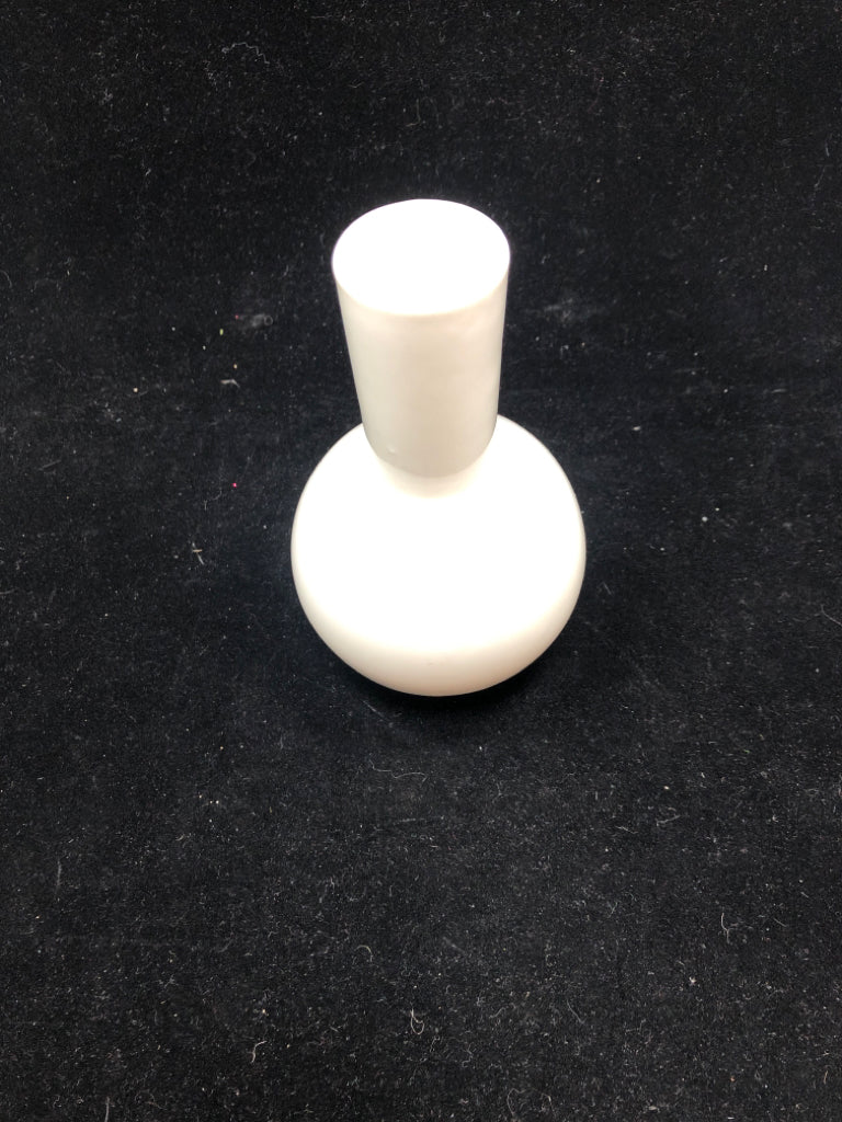 VTG YELLOW/PINK BRANCH BUD VASE.