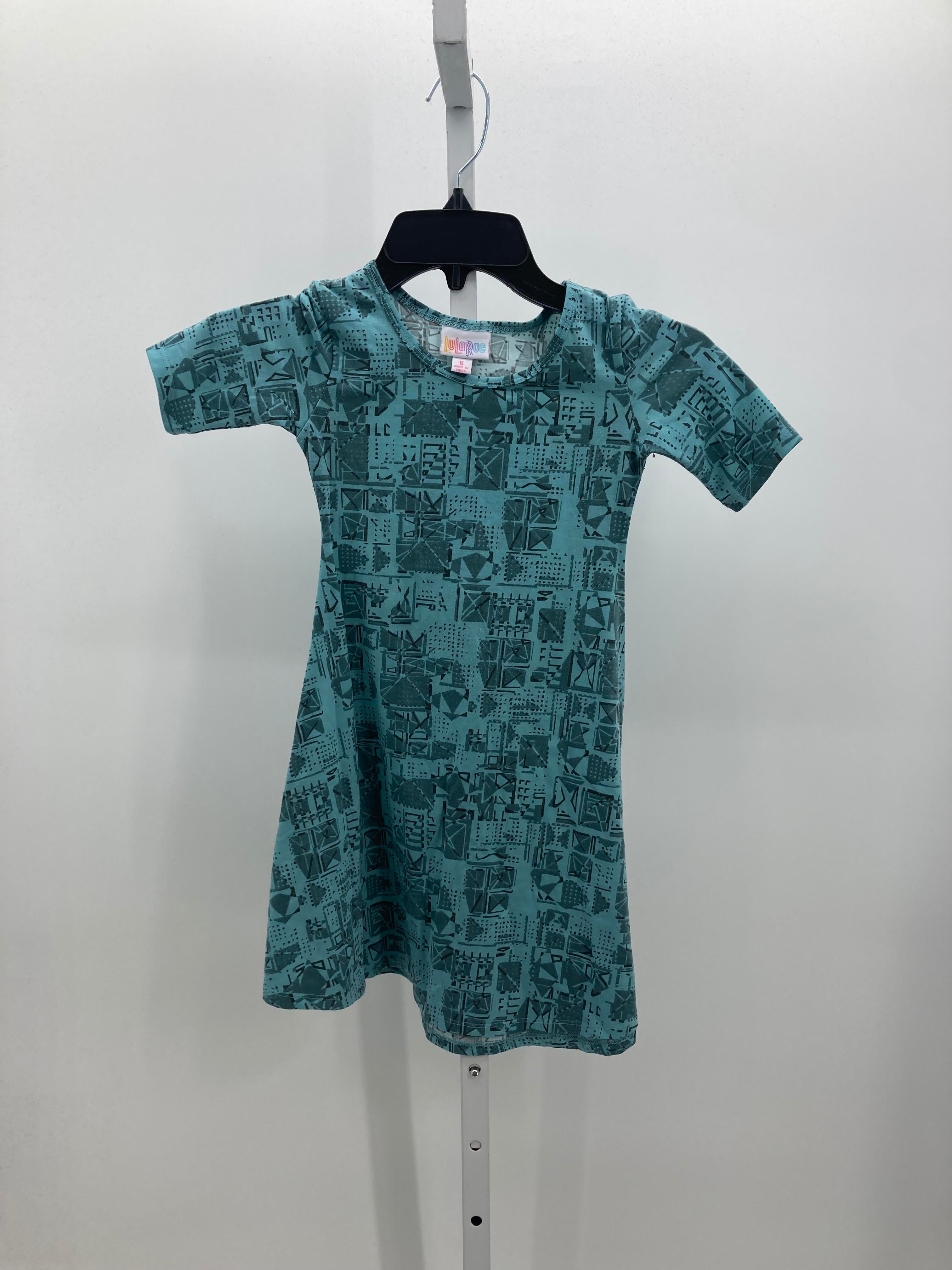 Lularoe Size 6 Girls Short Sleeve Dress