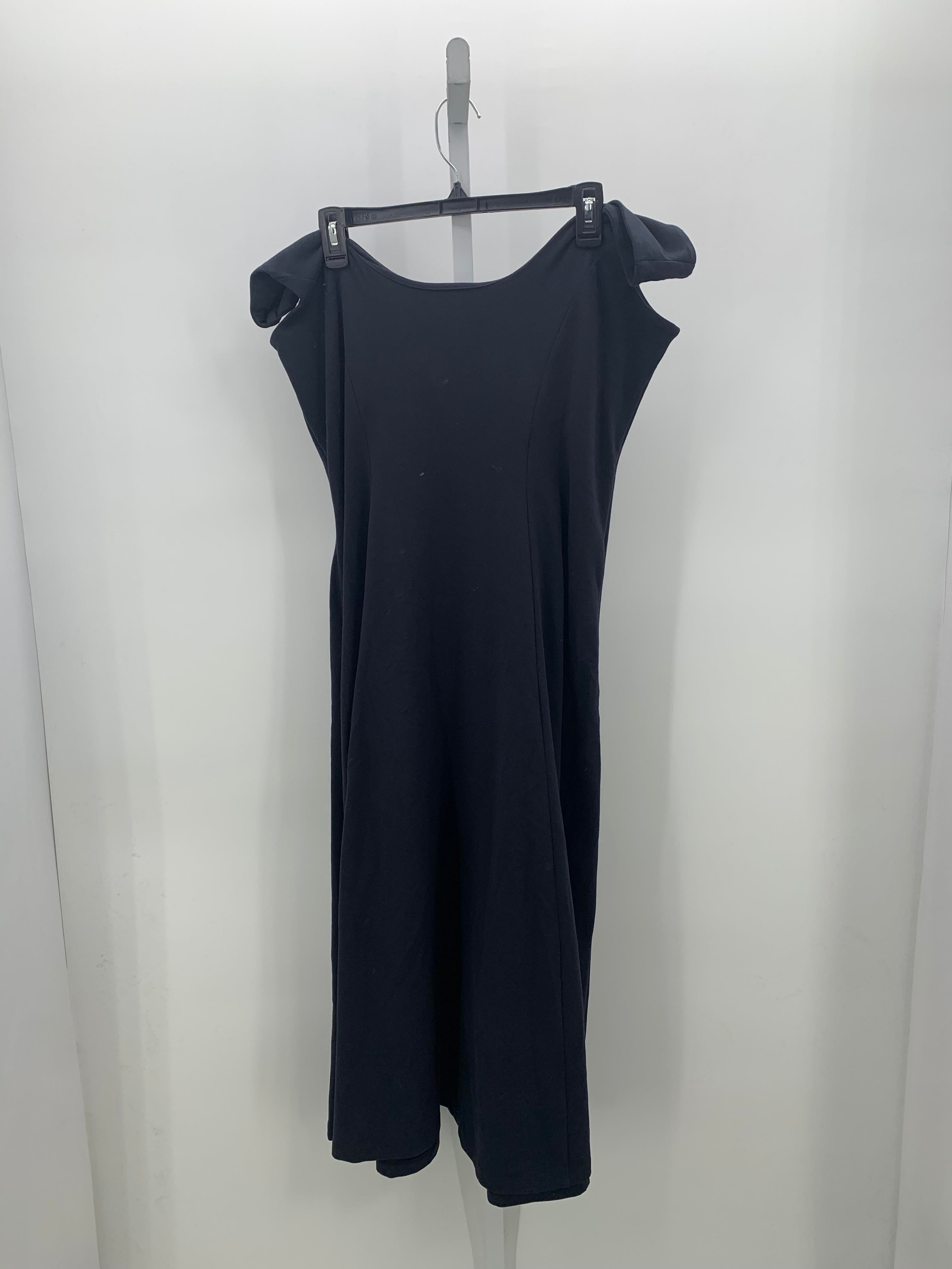 Lands End Size Large Petite Petite Short Sleeve Dress