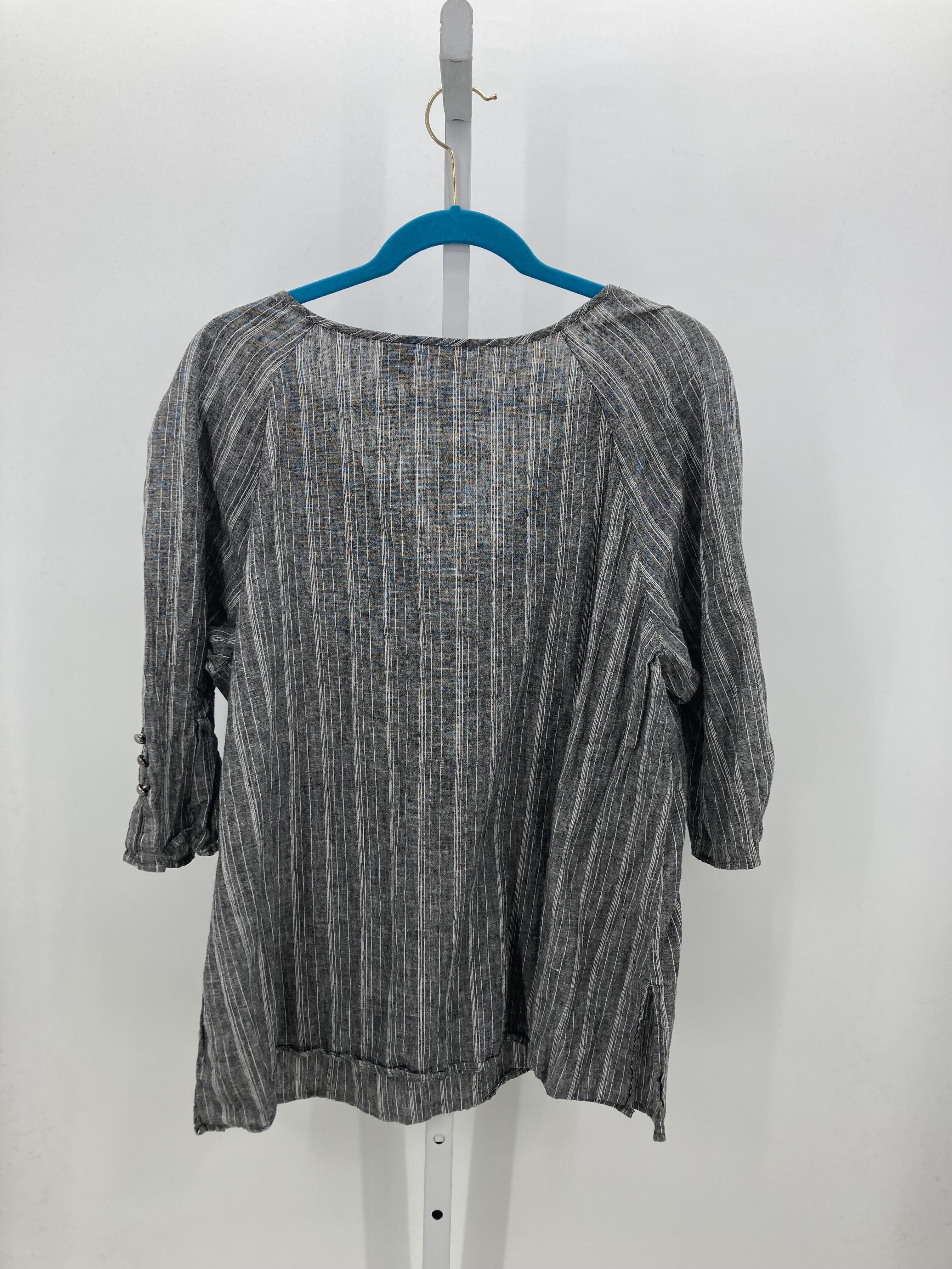 Autograph Size 1X Womens 3/4 Sleeve Shirt