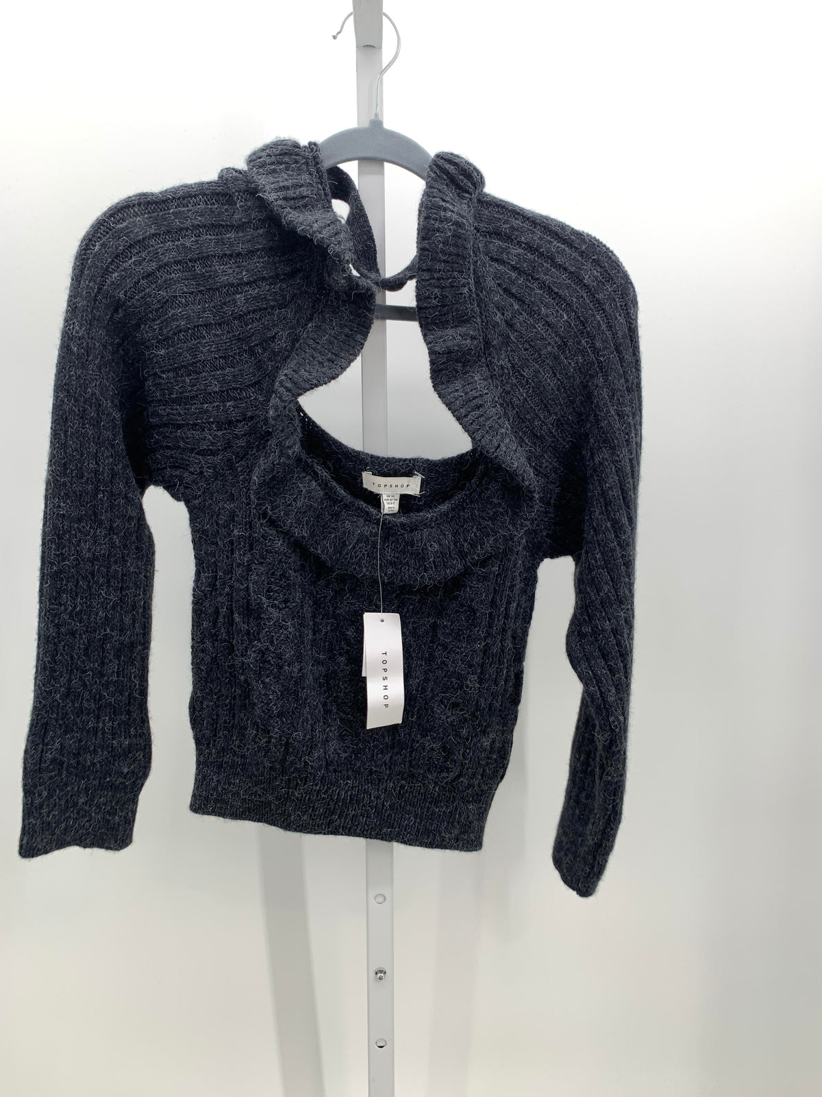 Topshop Size X Small Misses Long Slv Sweater