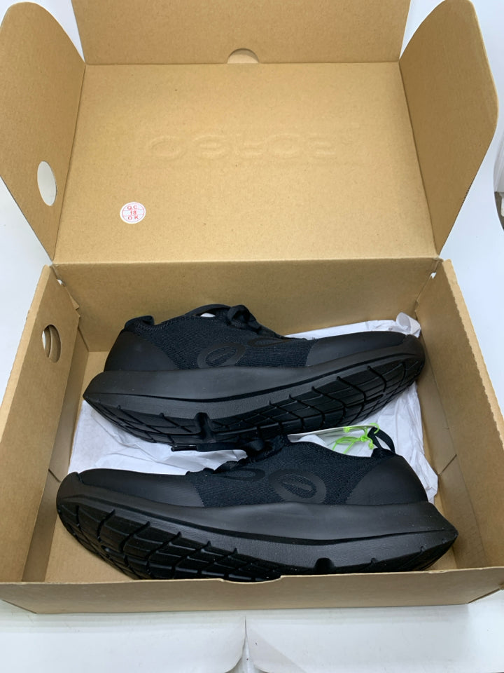 Oofos Sport Black Sneakers- New In Box