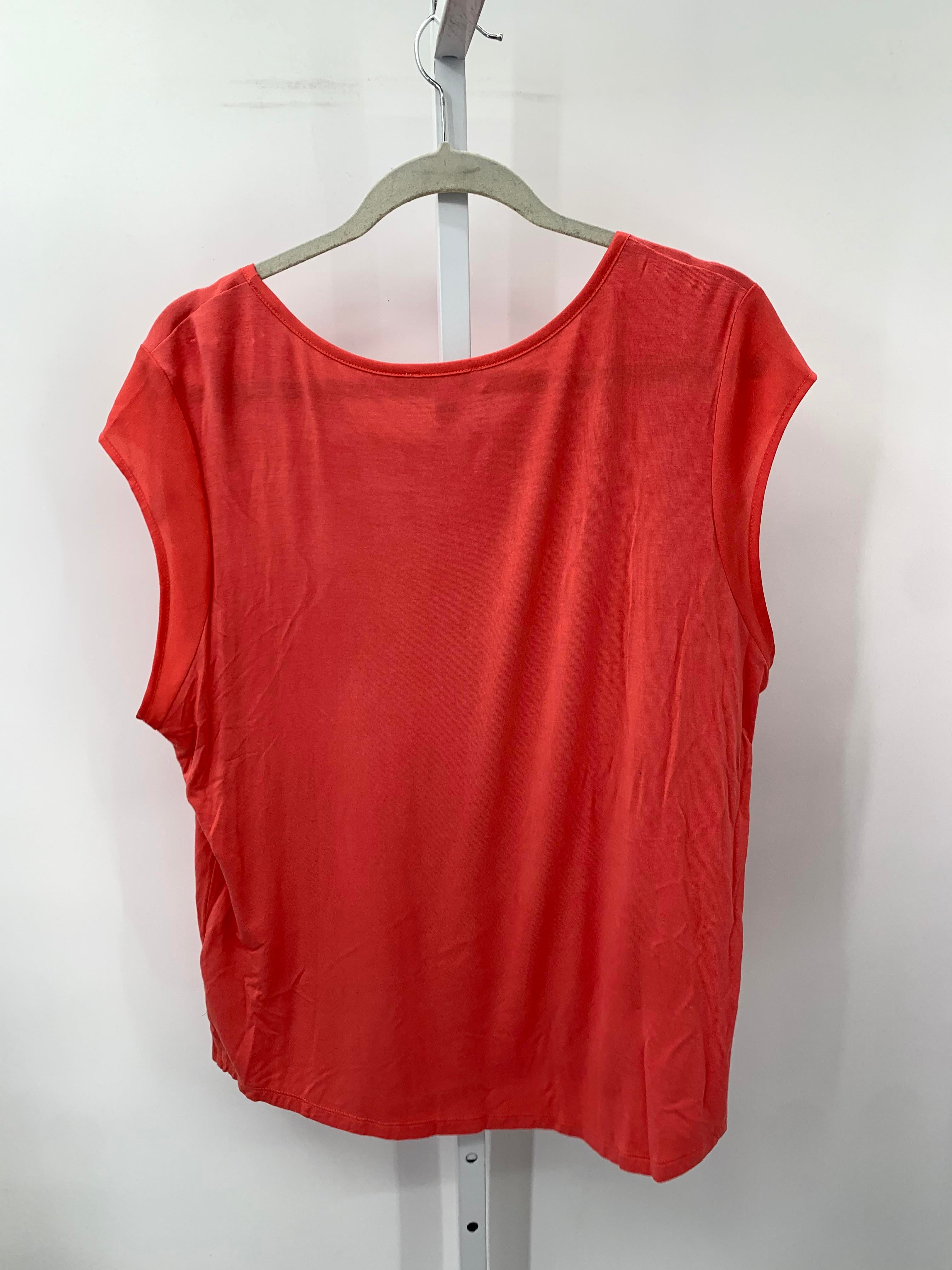 Calvin Klein Size Extra Large Misses Short Sleeve Shirt