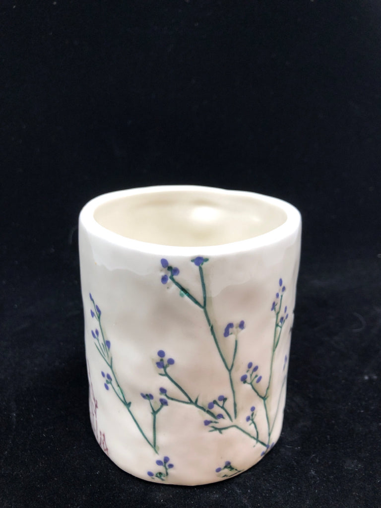 "A" FLORAL ANTHROPOLOGIE MUG.