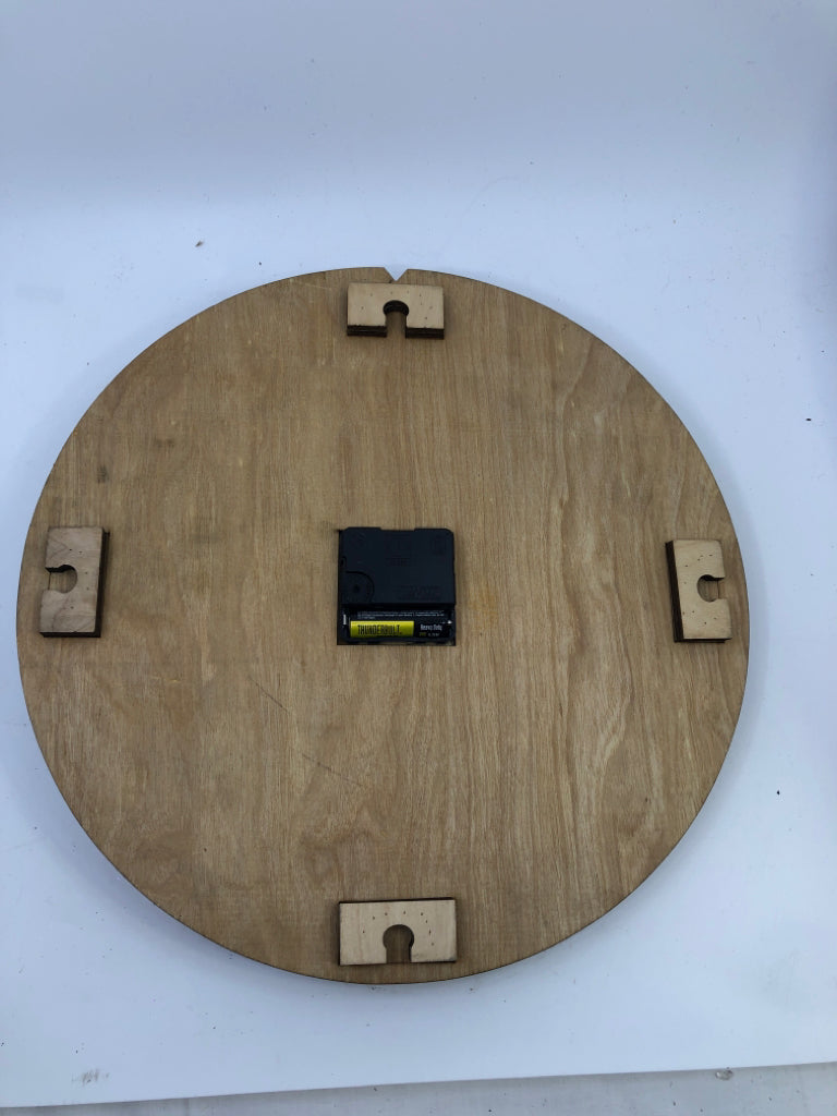WOOD GULF OF MAINE CLOCK.