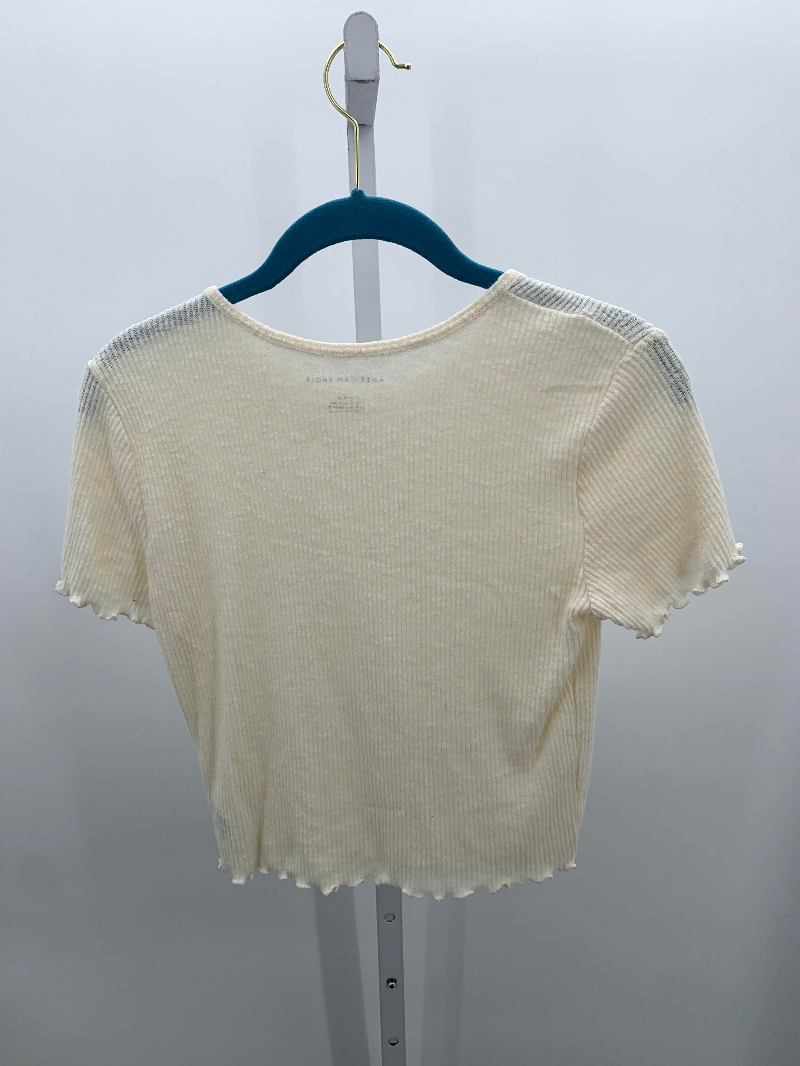 American Eagle Size Medium Juniors Short Sleeve Shirt
