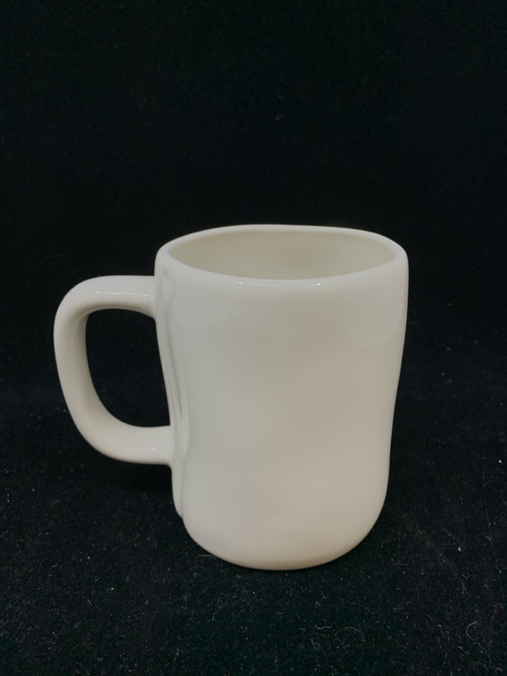 RAE DUNN WAKE UP COFFEE MUG.