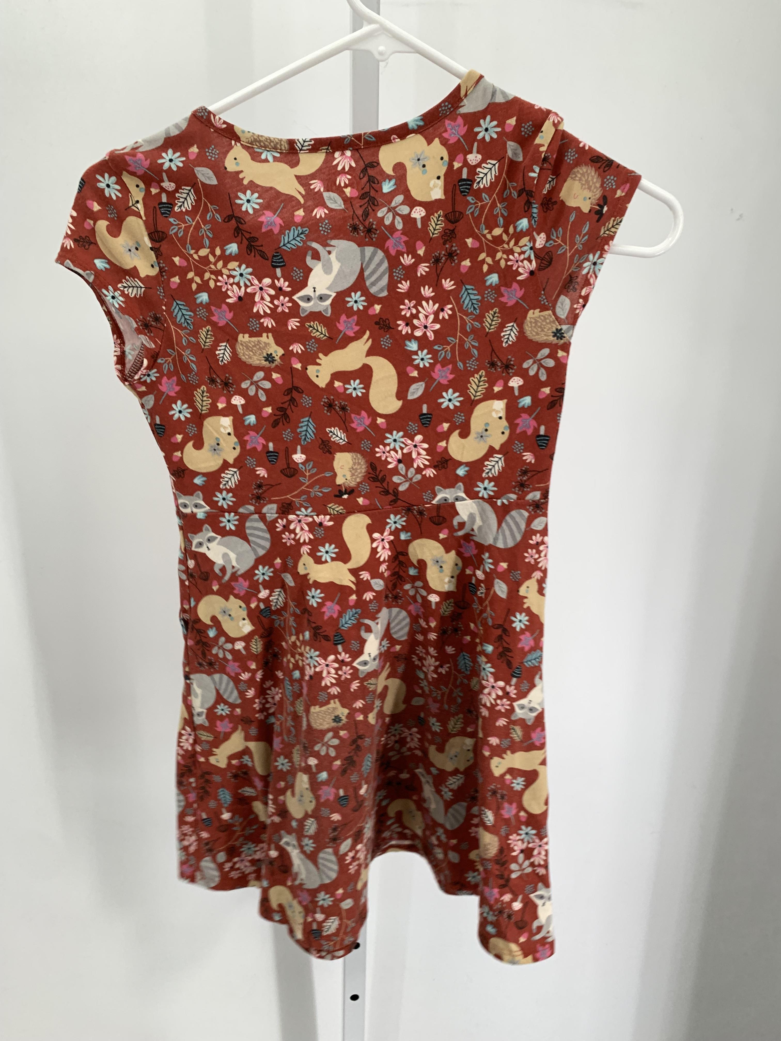 Wonder Nation Size 7-8 Girls Short Sleeve Dress