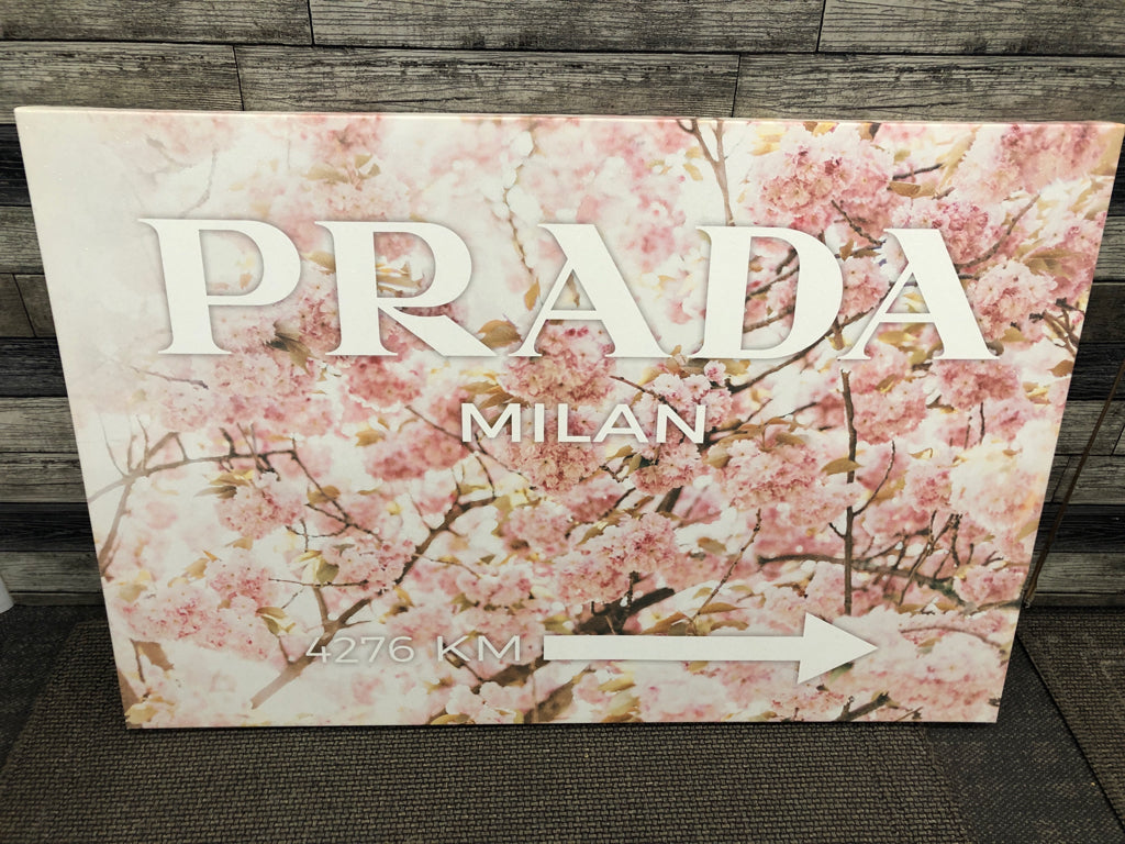 LG CHERRY BLOSSOM FLORAL CANVAS.